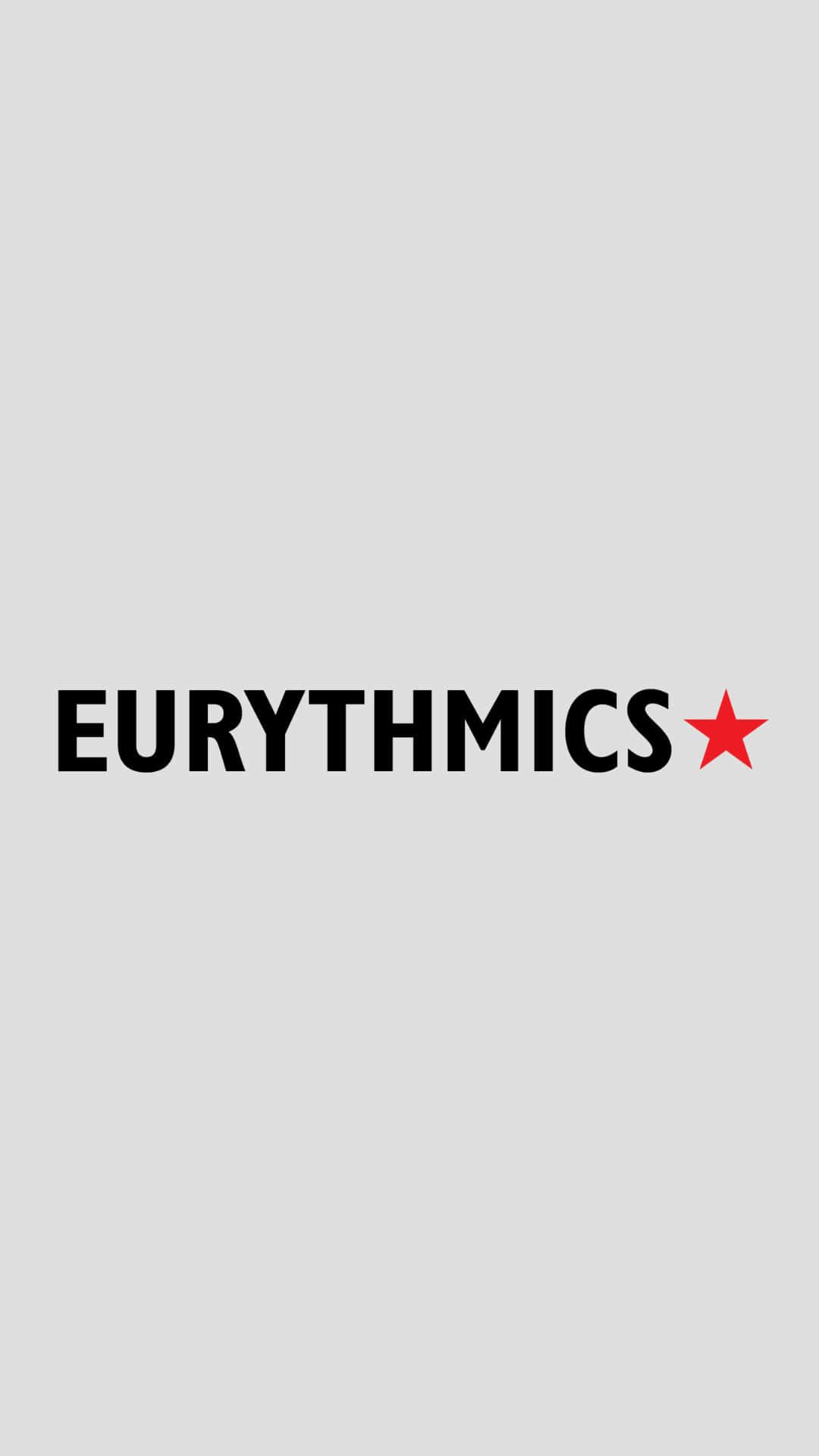 Eurythmics, black text, red star, Full HD Phone Wallpaper