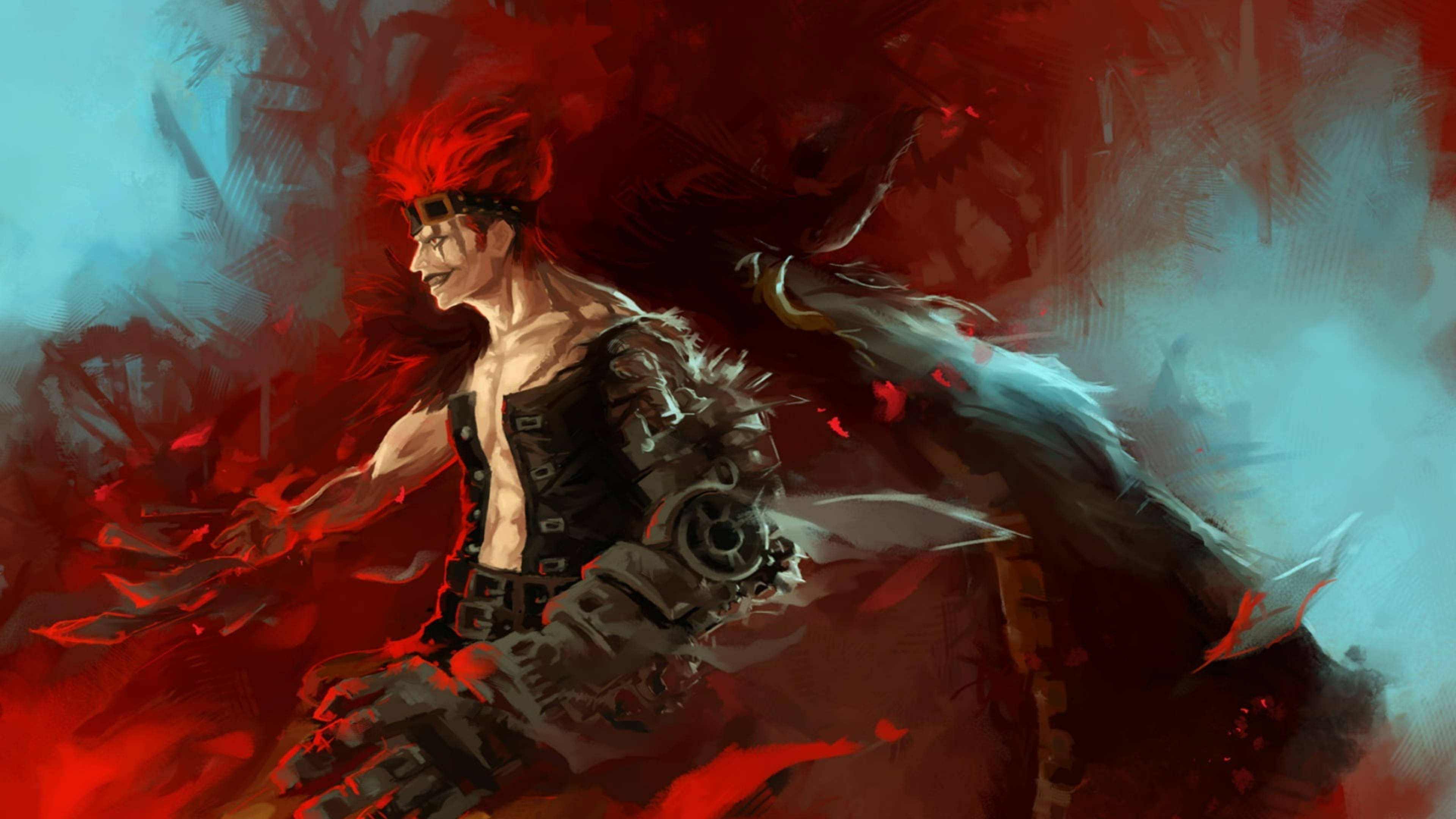 Eustass Kid, mechanical arm, cape, 4K Desktop Wallpaper