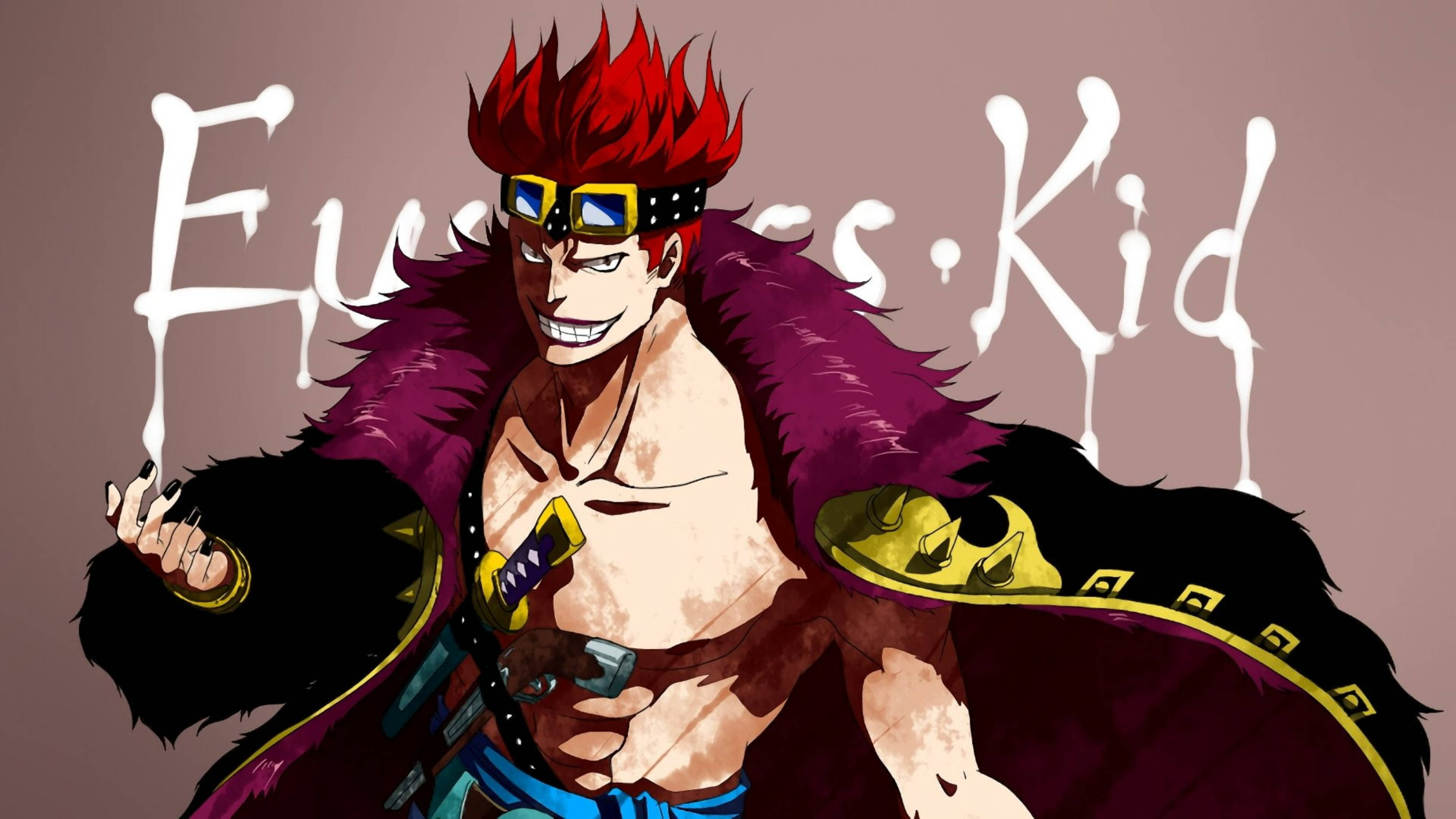 Eustass Kid, pre-timeskip, fiery-haired, 4K Desktop Wallpaper