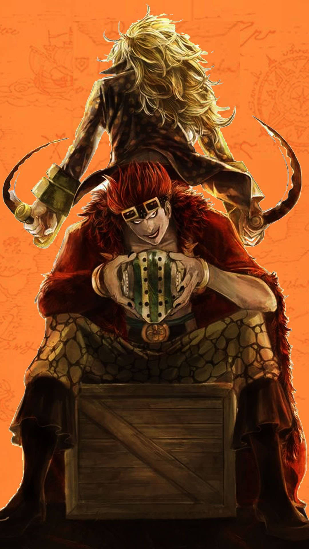 Eustass Kid, goggles, green and white striped ball, Full HD Phone Wallpaper