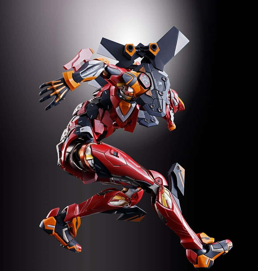 Eva-02, red, orange, SD Phone Wallpaper
