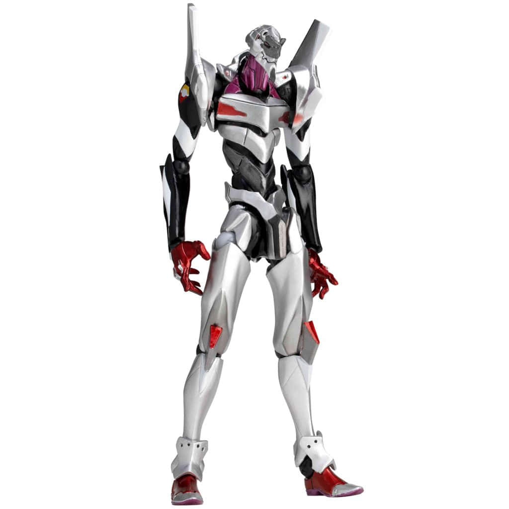 Eva-04, silver, black, SD Desktop Wallpaper
