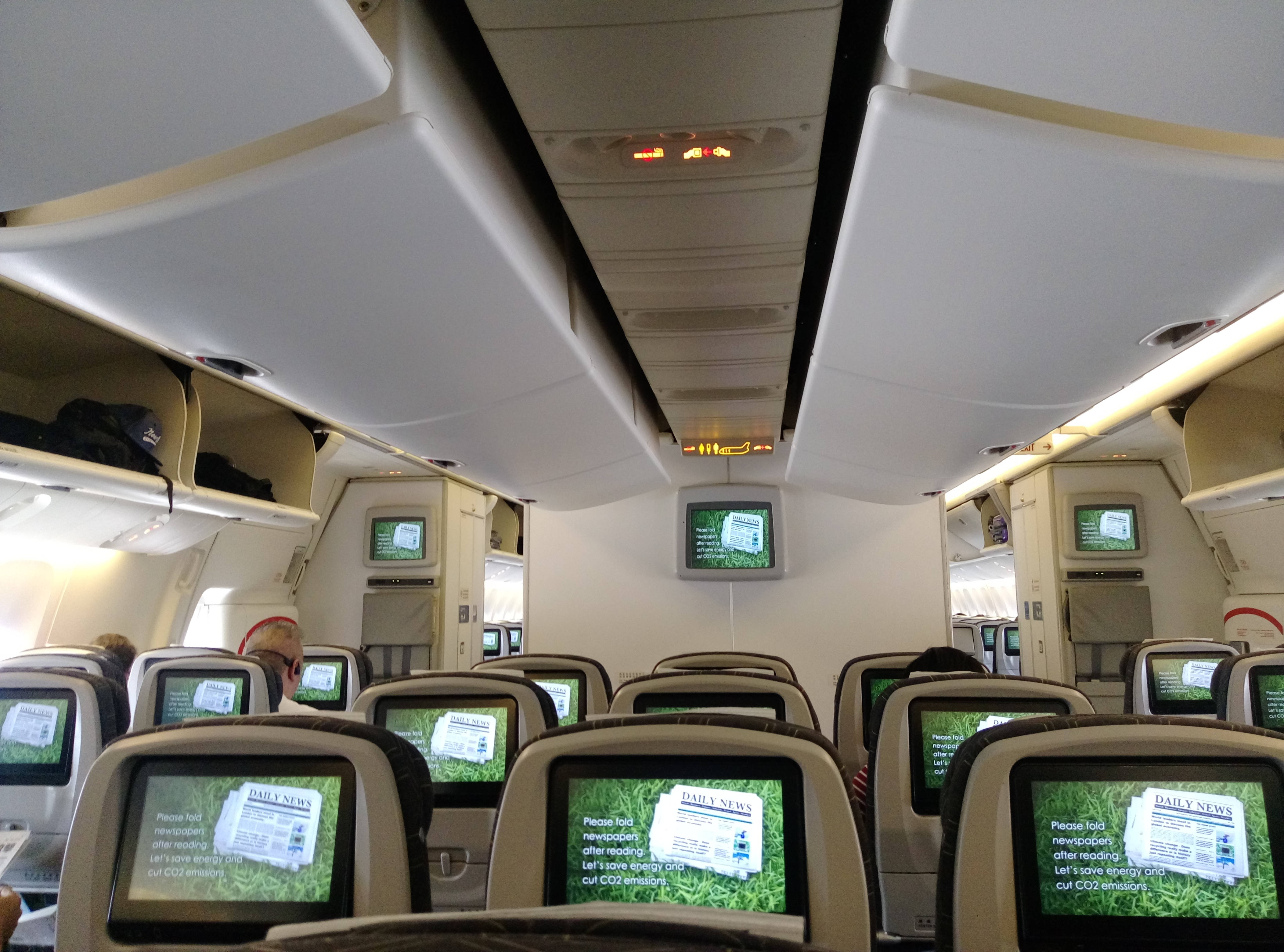 Eva Air, airplane seats, personal screens, 4K Desktop Wallpaper
