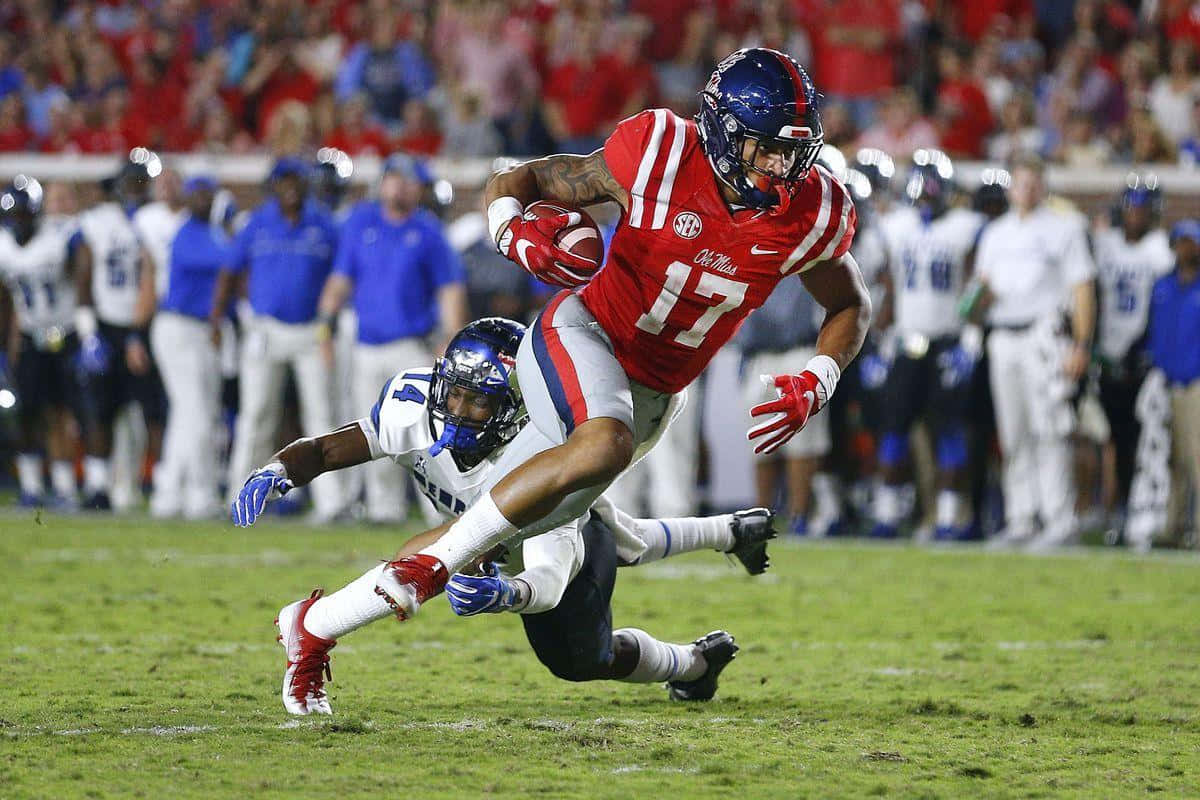 Evan Engram, red and white uniform, blue and white uniform, SD Desktop Wallpaper