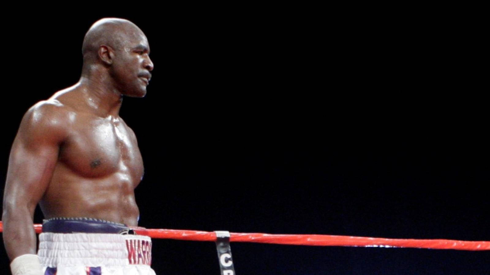 Evander Holyfield, ringside, ring, HD Desktop Wallpaper