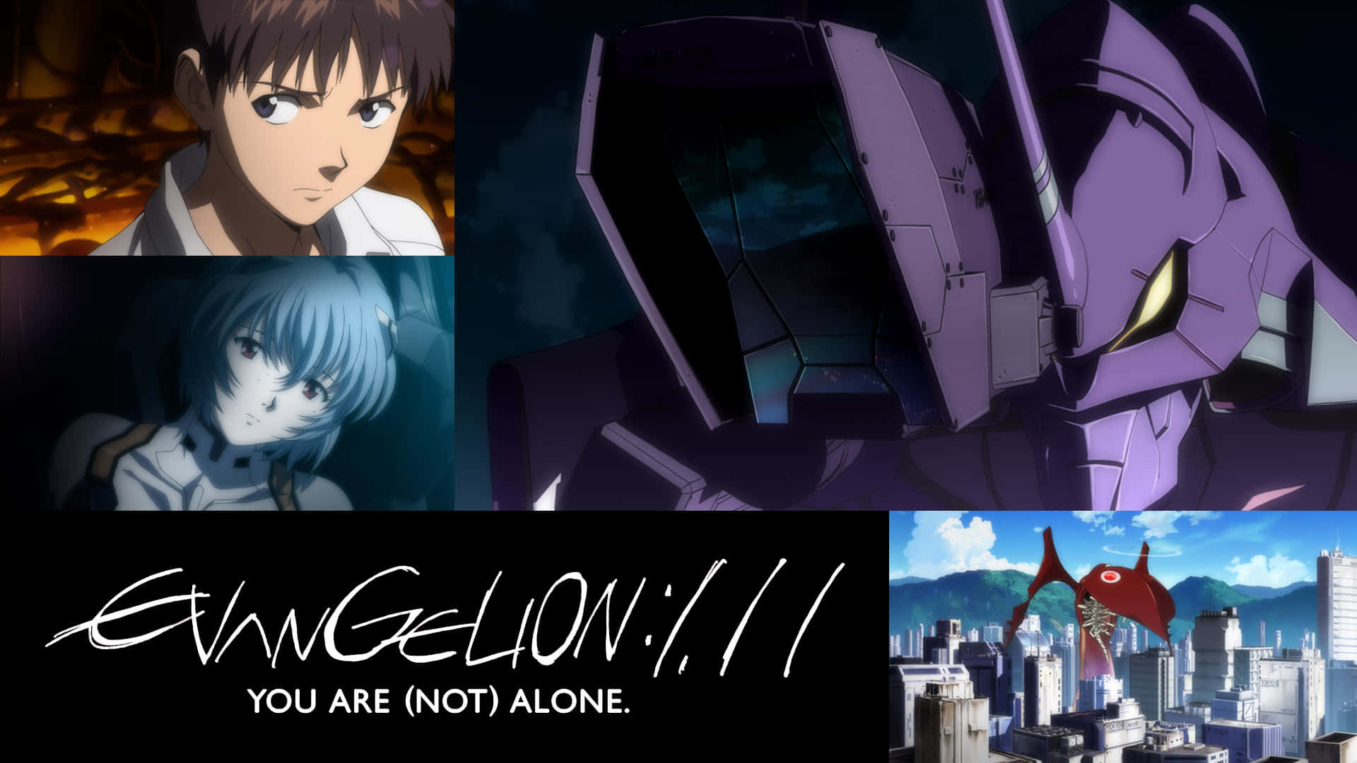 Evangelion 30 10, Evangelion, giant mechs, Full HD Desktop Wallpaper