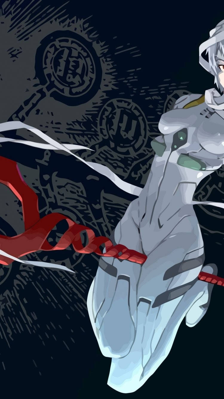 Evangelion, 750 x 1334, silver-haired anime girl, HD Phone Wallpaper