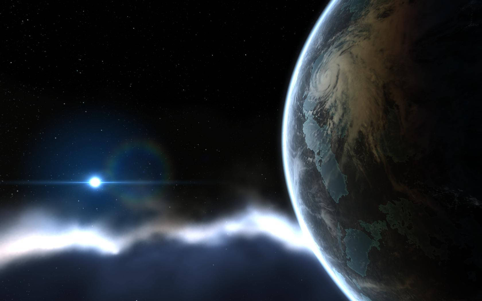 EVE Online, spaceship, cosmic oceans, HD Desktop Wallpaper