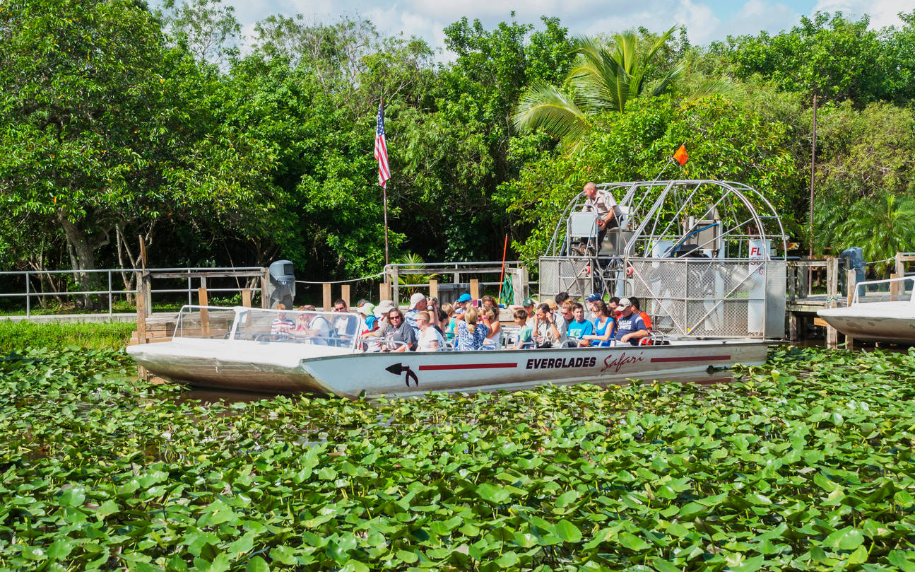 Everglades National Park, tour boat, smiling passengers, HD Desktop Wallpaper
