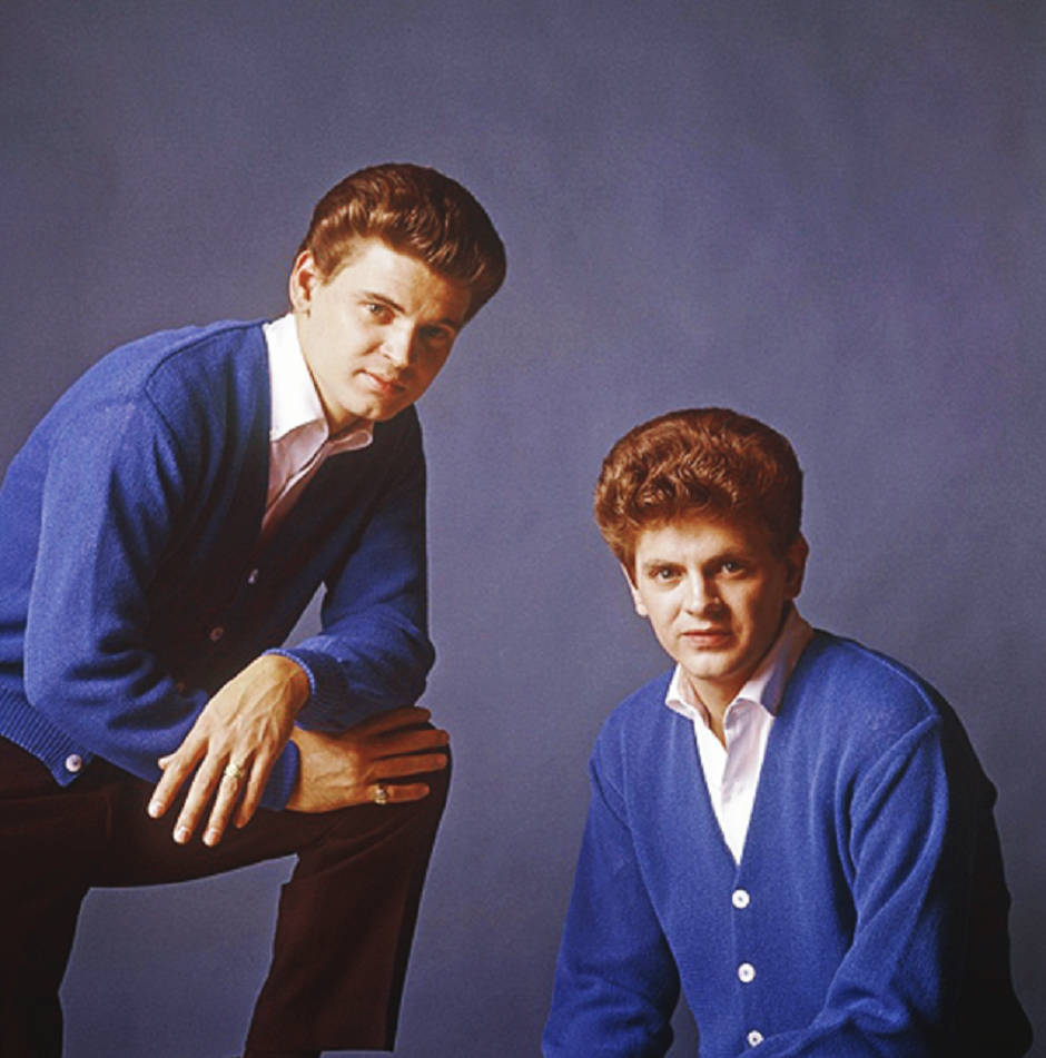 Everly Brothers, 1959, blue cardigans, SD Phone Wallpaper