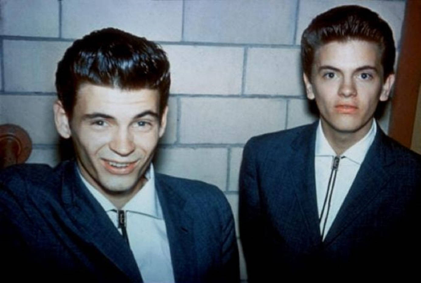 Everly Brothers, 1970, dark suits, HD Desktop Wallpaper