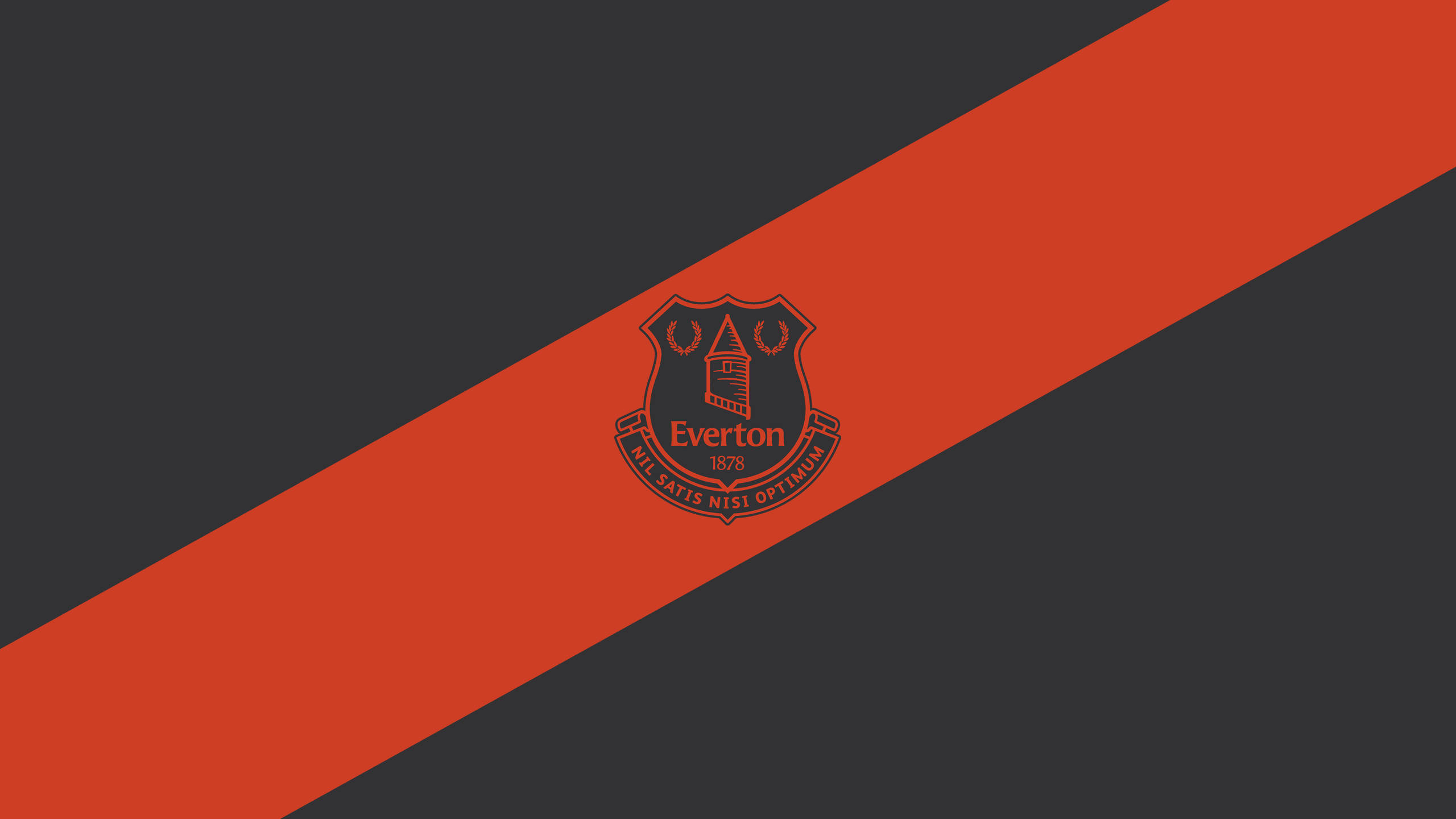 Everton F.C., red and black, crest, 2K Desktop Wallpaper