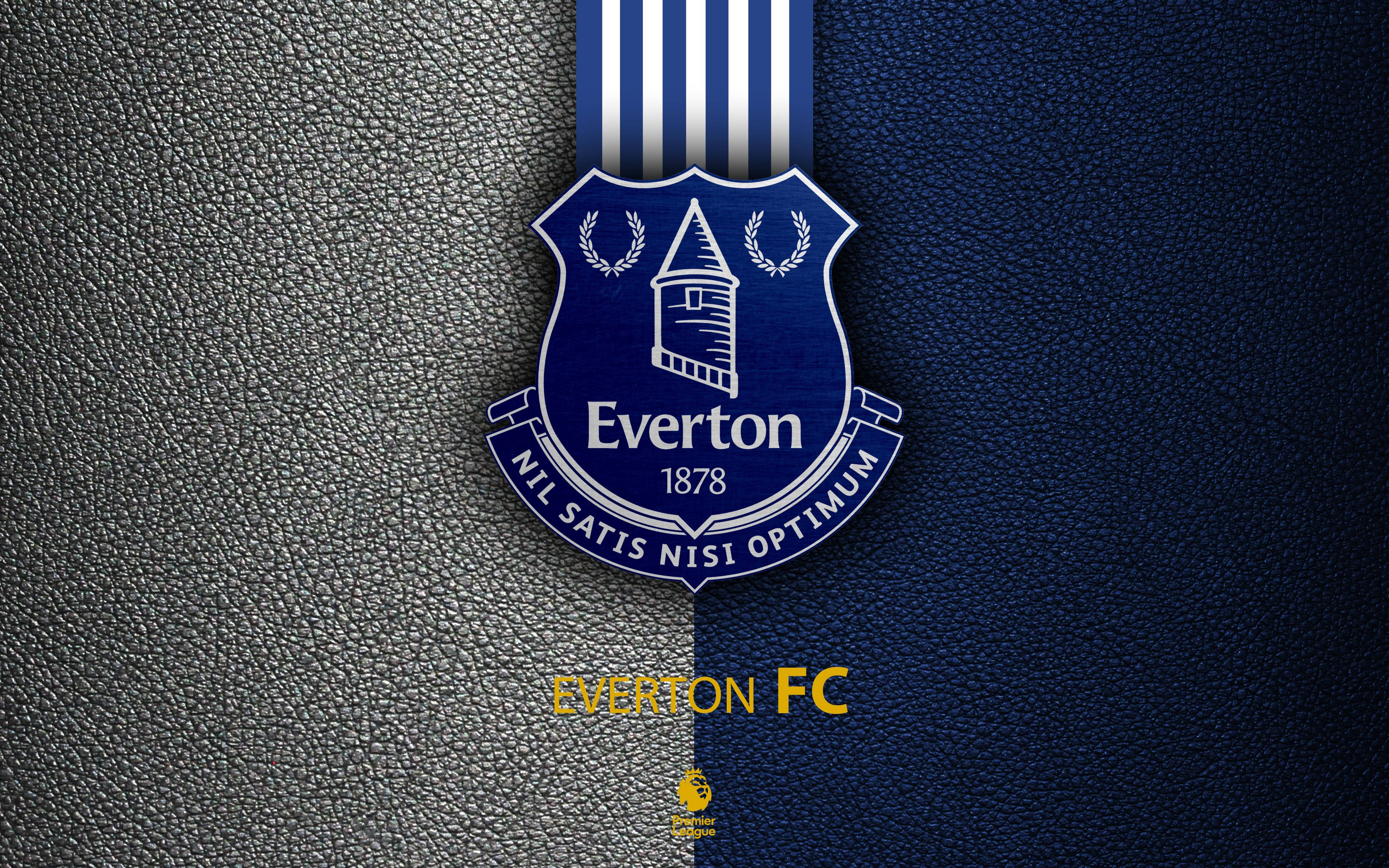 Everton F.C., grey, black, 4K Desktop Wallpaper