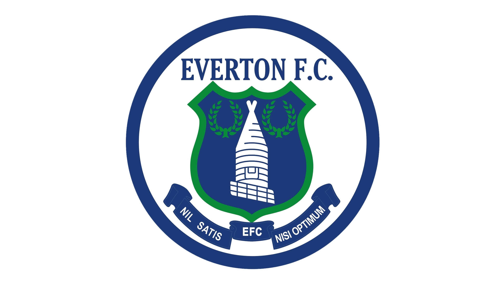 1978 Everton F.C. Emblem, Everton F.C. crest, blue shield, Full HD Desktop Wallpaper