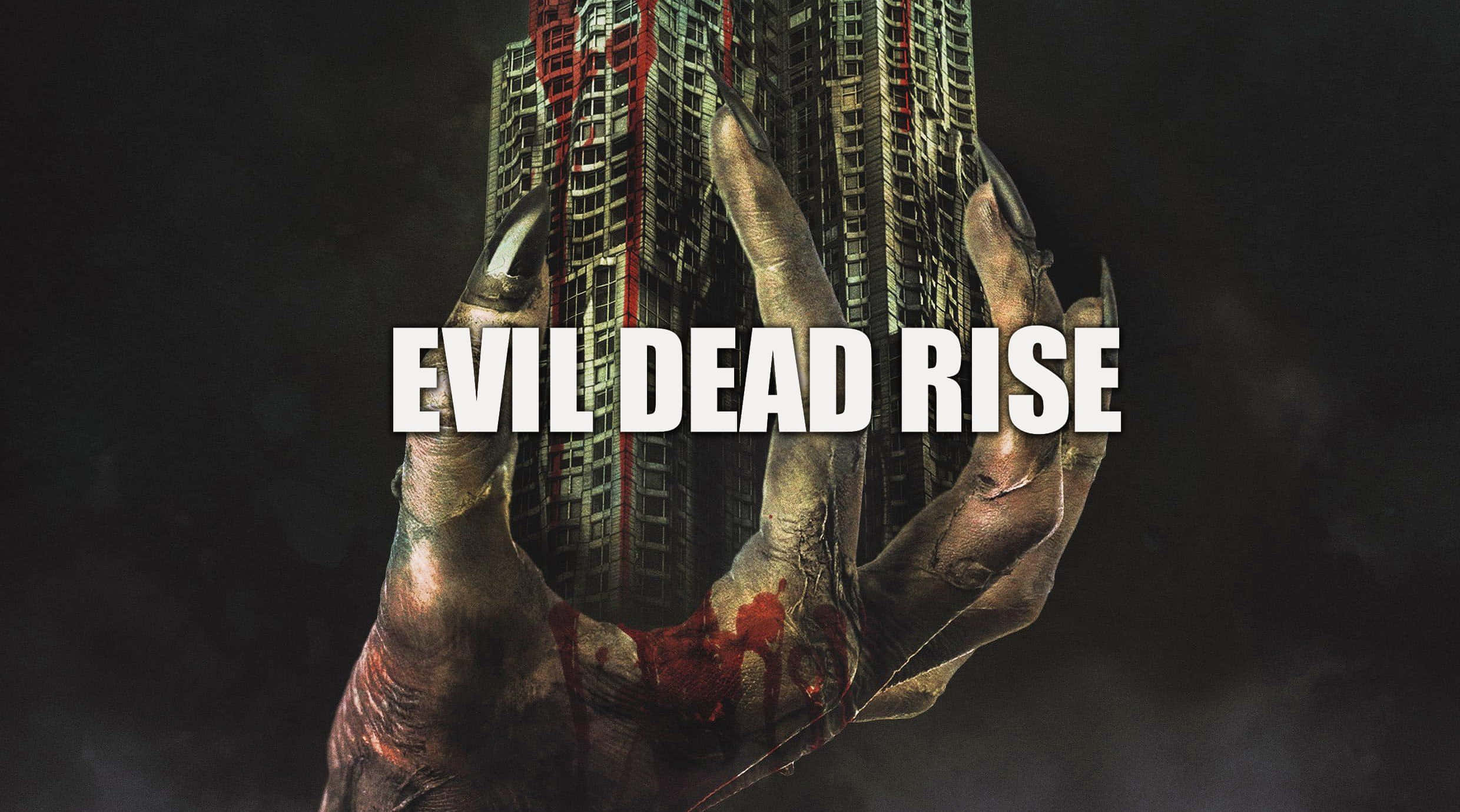 Evil Dead Rise, movie poster, skyscraper, Full HD Desktop Wallpaper