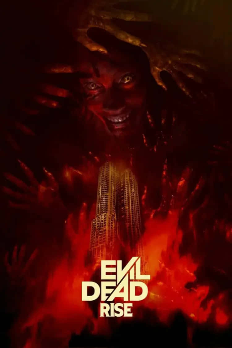 Evil Dead Rise, demonic entity, glowing eyes, SD Phone Wallpaper