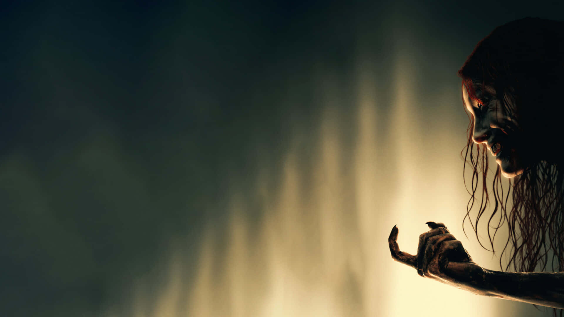 Evil Dead Rise, demonic presence, ghostly woman, Full HD Desktop Wallpaper
