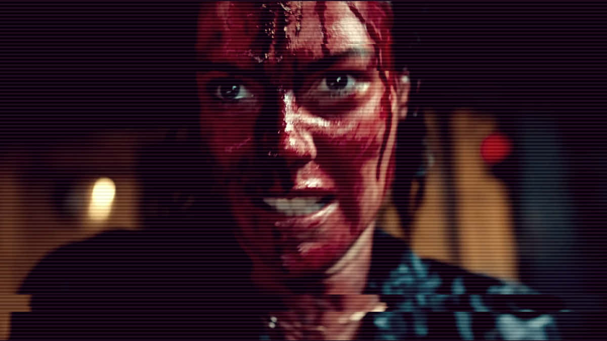 Evil Dead Rise, demonic transformation, bloodied person, SD Desktop Wallpaper