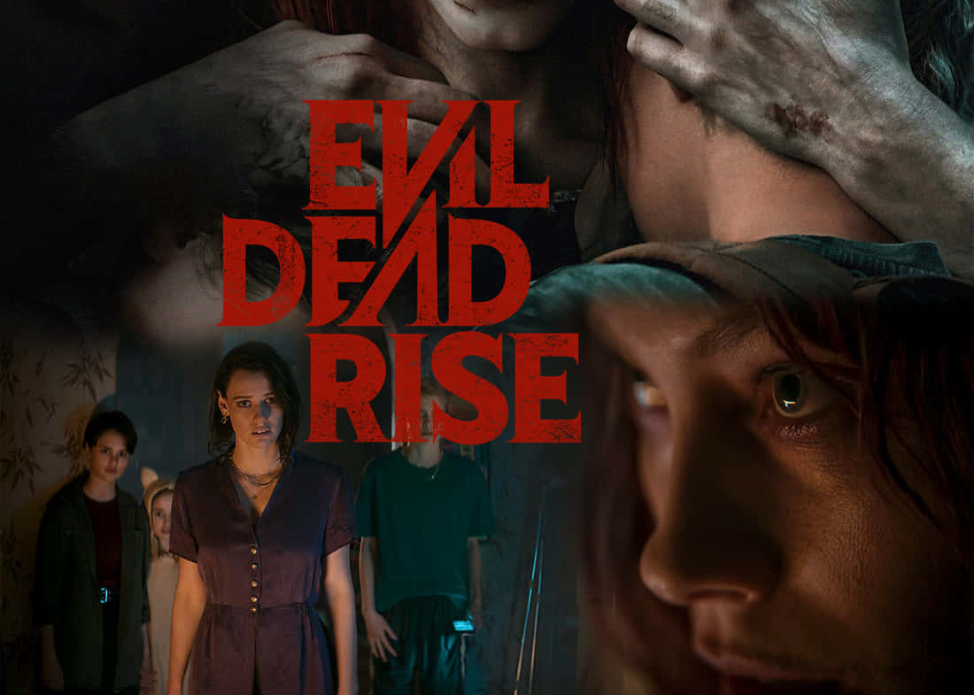 Evil Dead Rise, movie poster, terrified people, SD Desktop Wallpaper