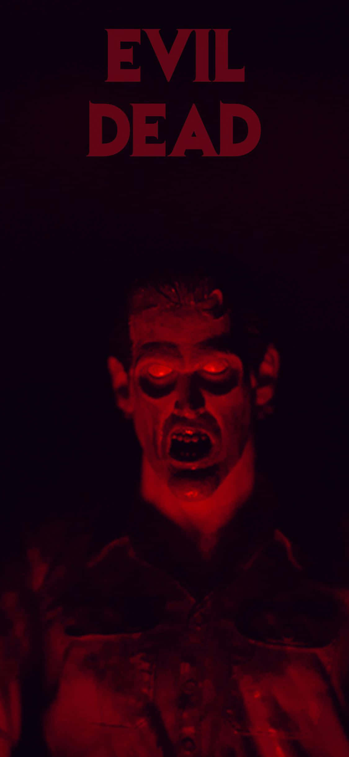 Evil Dead, glowing red eyes, demonic figure, Full HD Phone Wallpaper