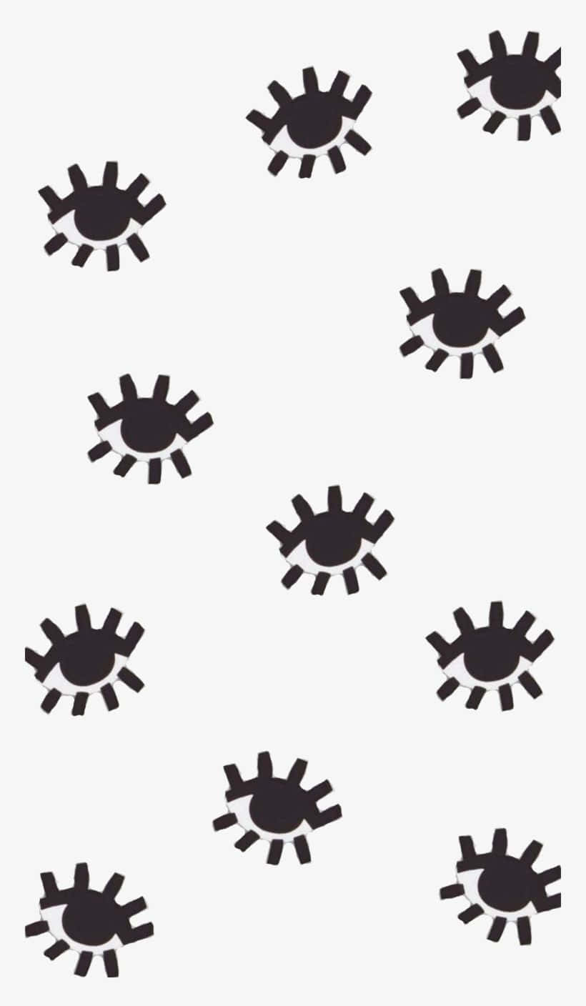 Evil Eye iPhone, Black, Minimalist, HD Phone Wallpaper