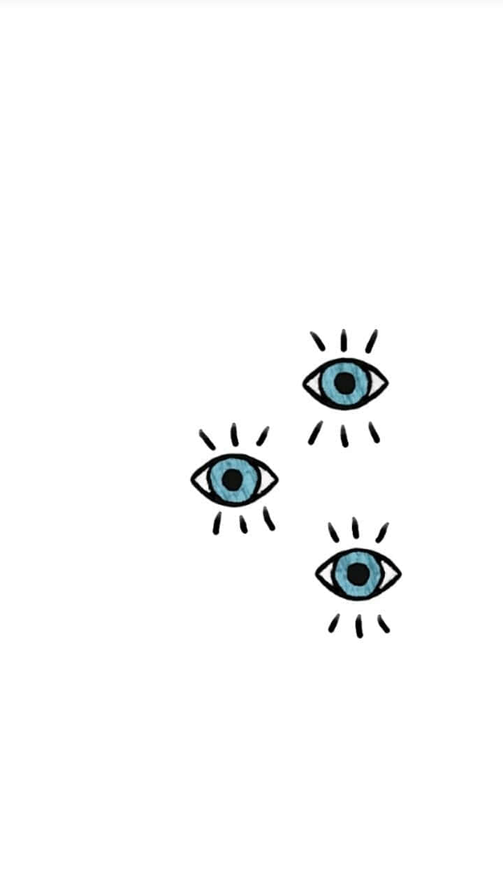evil eye, iPhone, blue eyes, HD Phone Wallpaper