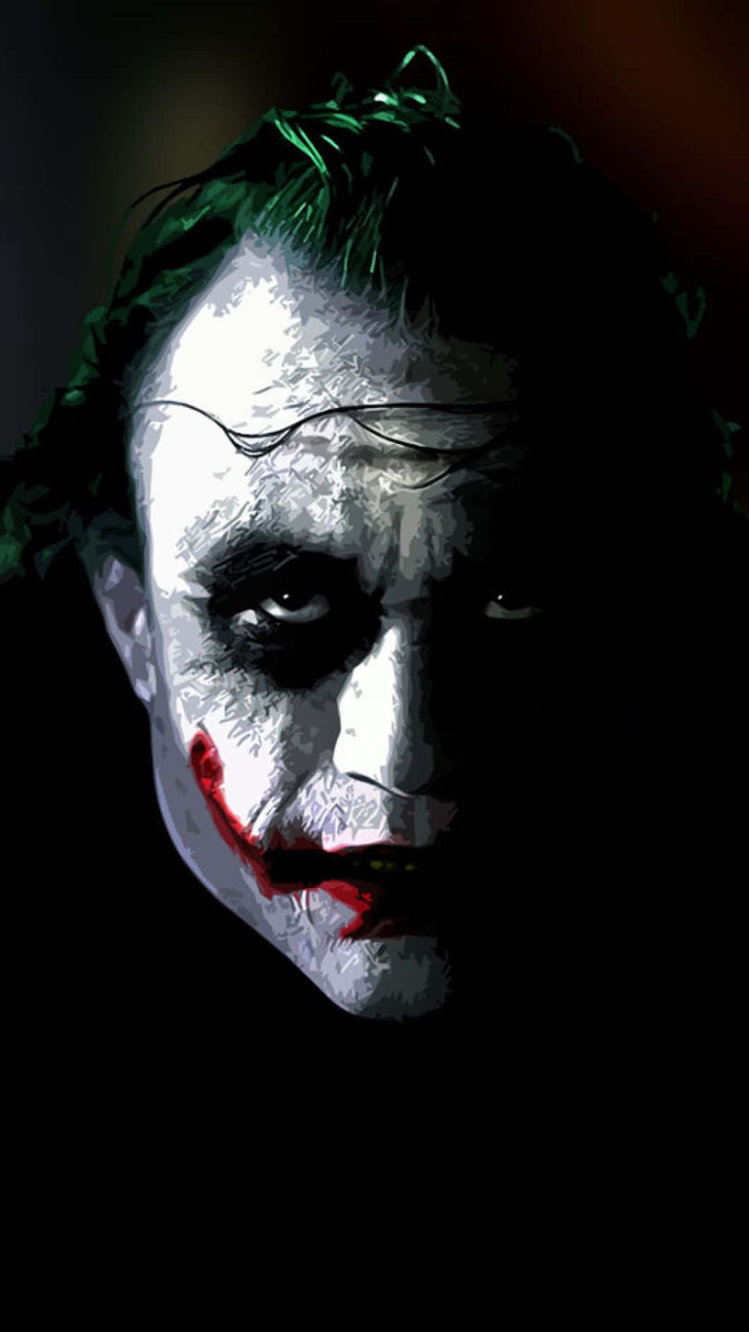 Evil Joker, Joker, green hair, HD Phone Wallpaper