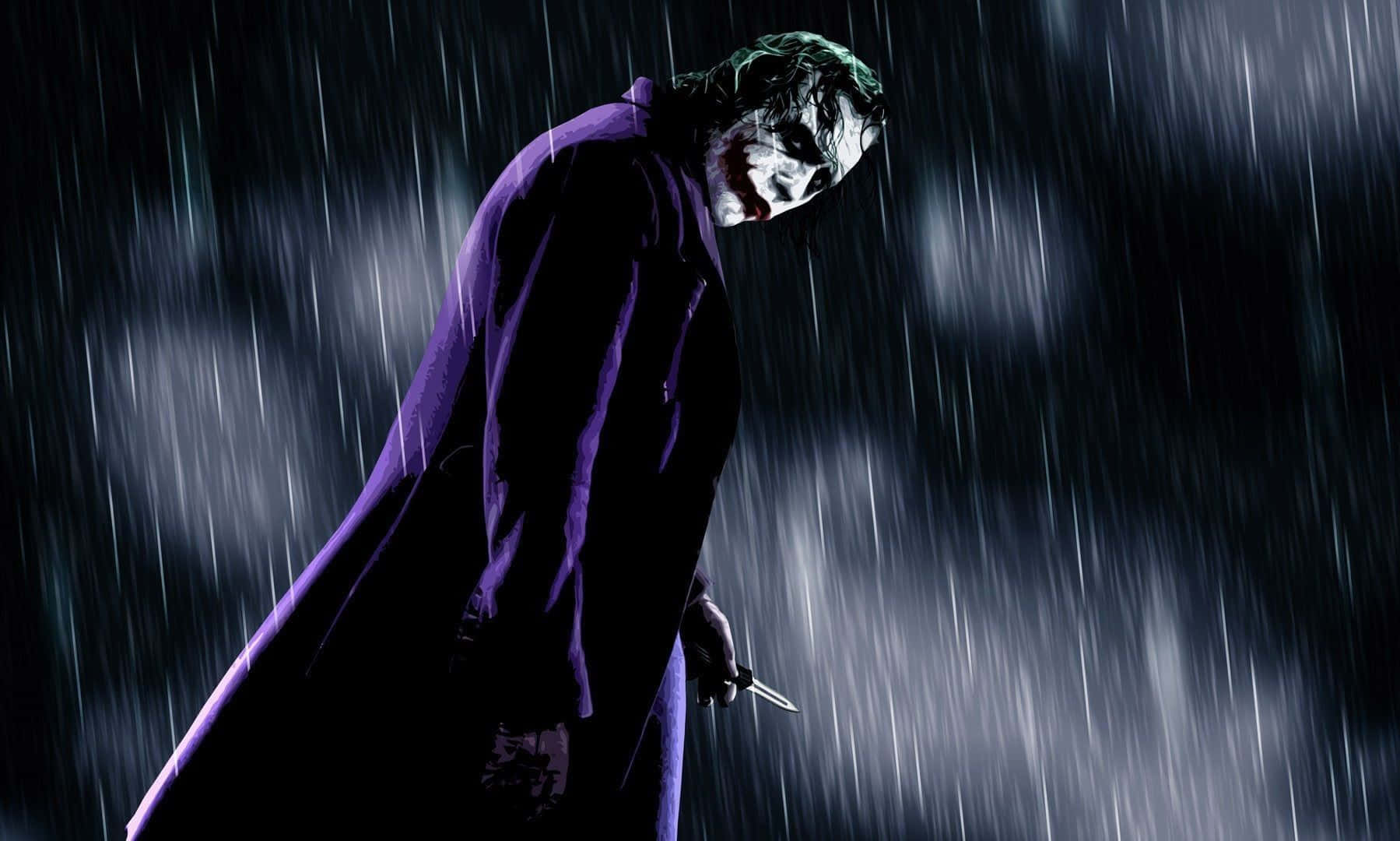 Evil Joker, Joker, purple coat, HD Desktop Wallpaper