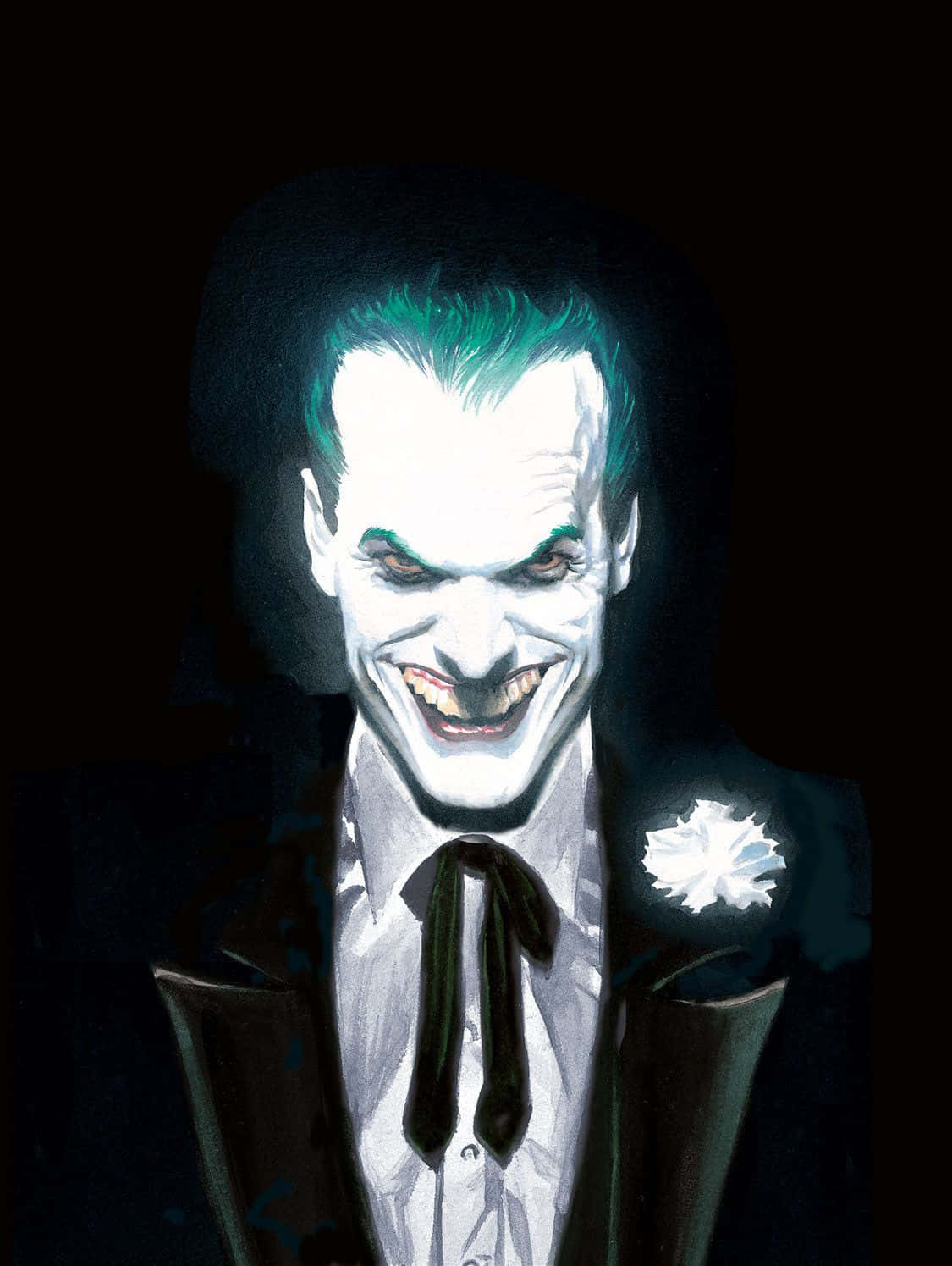 Evil Joker, Joker, green hair, HD Phone Wallpaper
