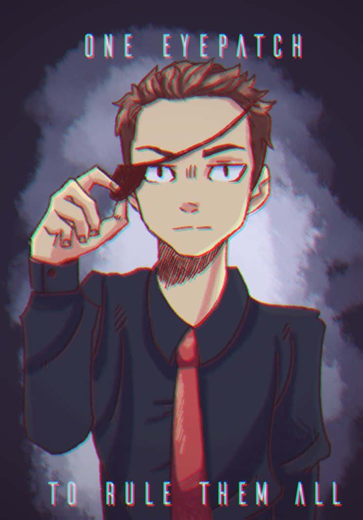 Evil Morty, anime, one eyepatch, SD Phone Wallpaper