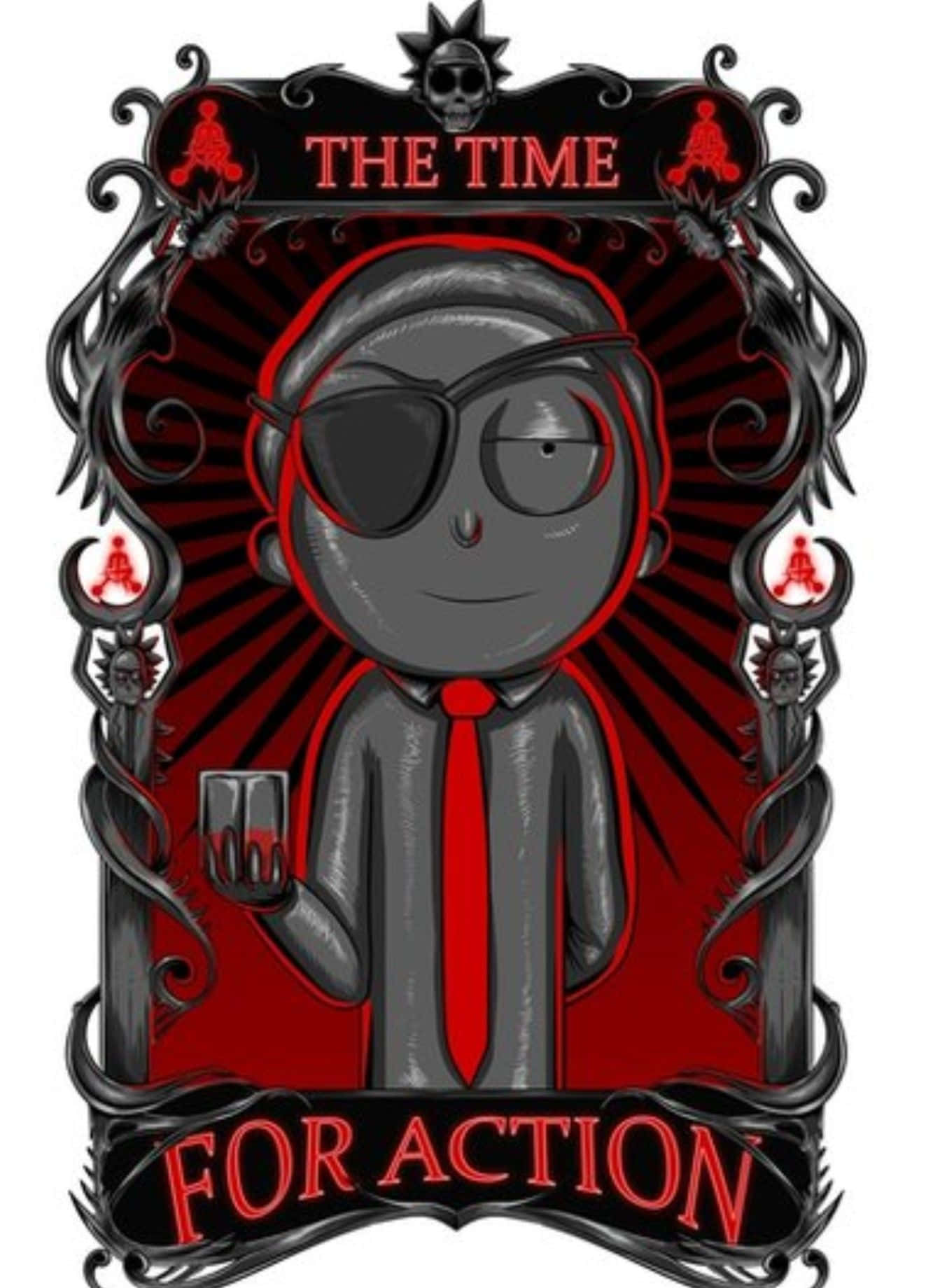 Evil Morty, suit, sunglasses, HD Phone Wallpaper