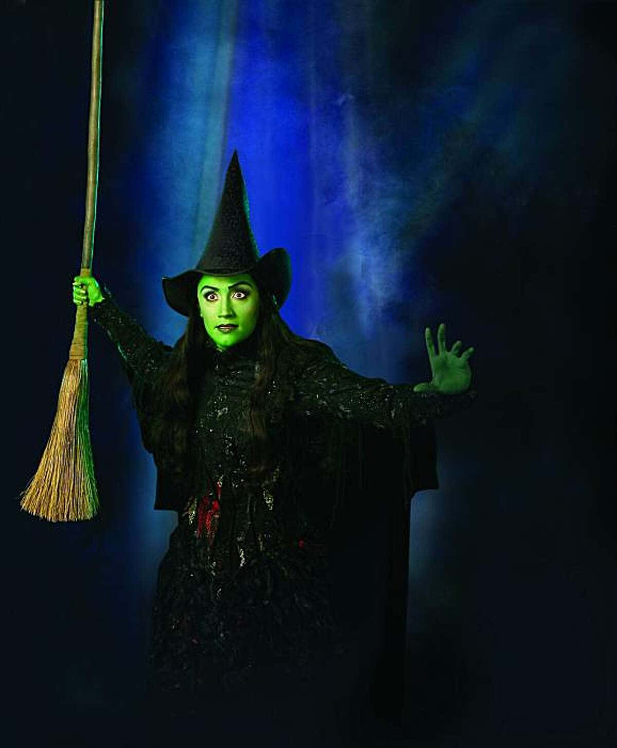 Evil Witch, green-skinned, black pointed hat, HD Phone Wallpaper