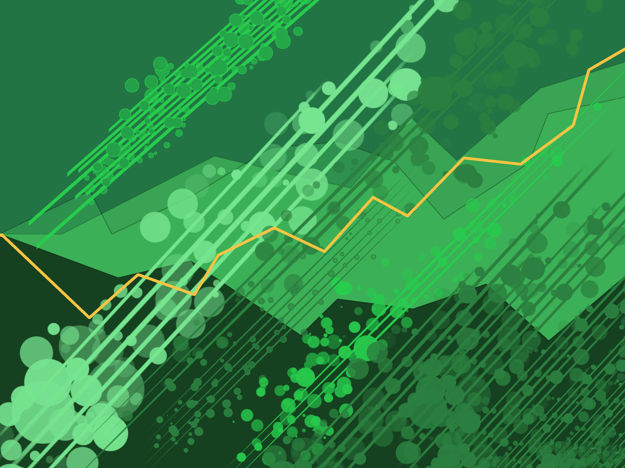 Excel, ascending graph, dynamic green abstract digital art, Full HD Desktop Wallpaper