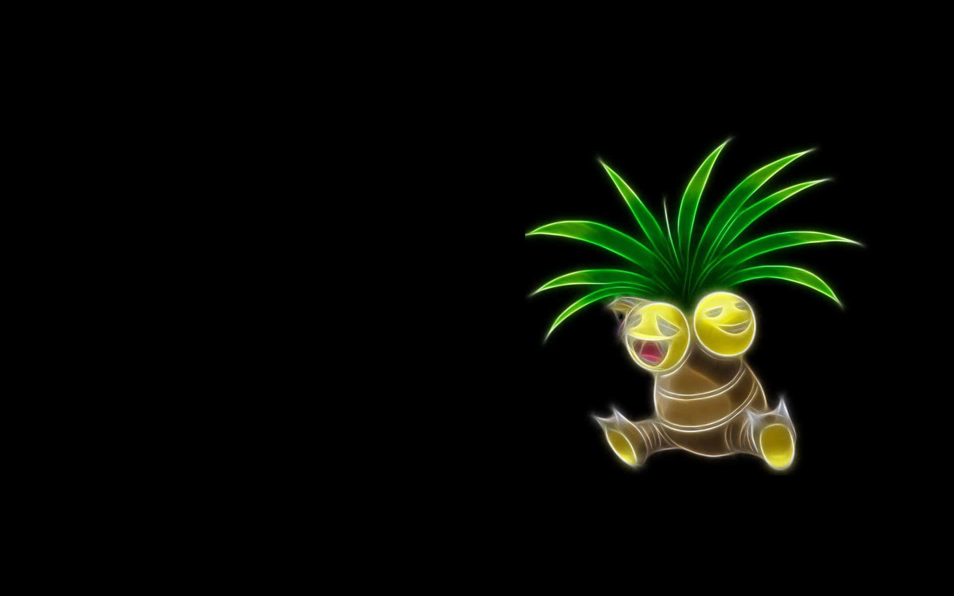 Exeggutor, glowing, yellow, Full HD Desktop Wallpaper