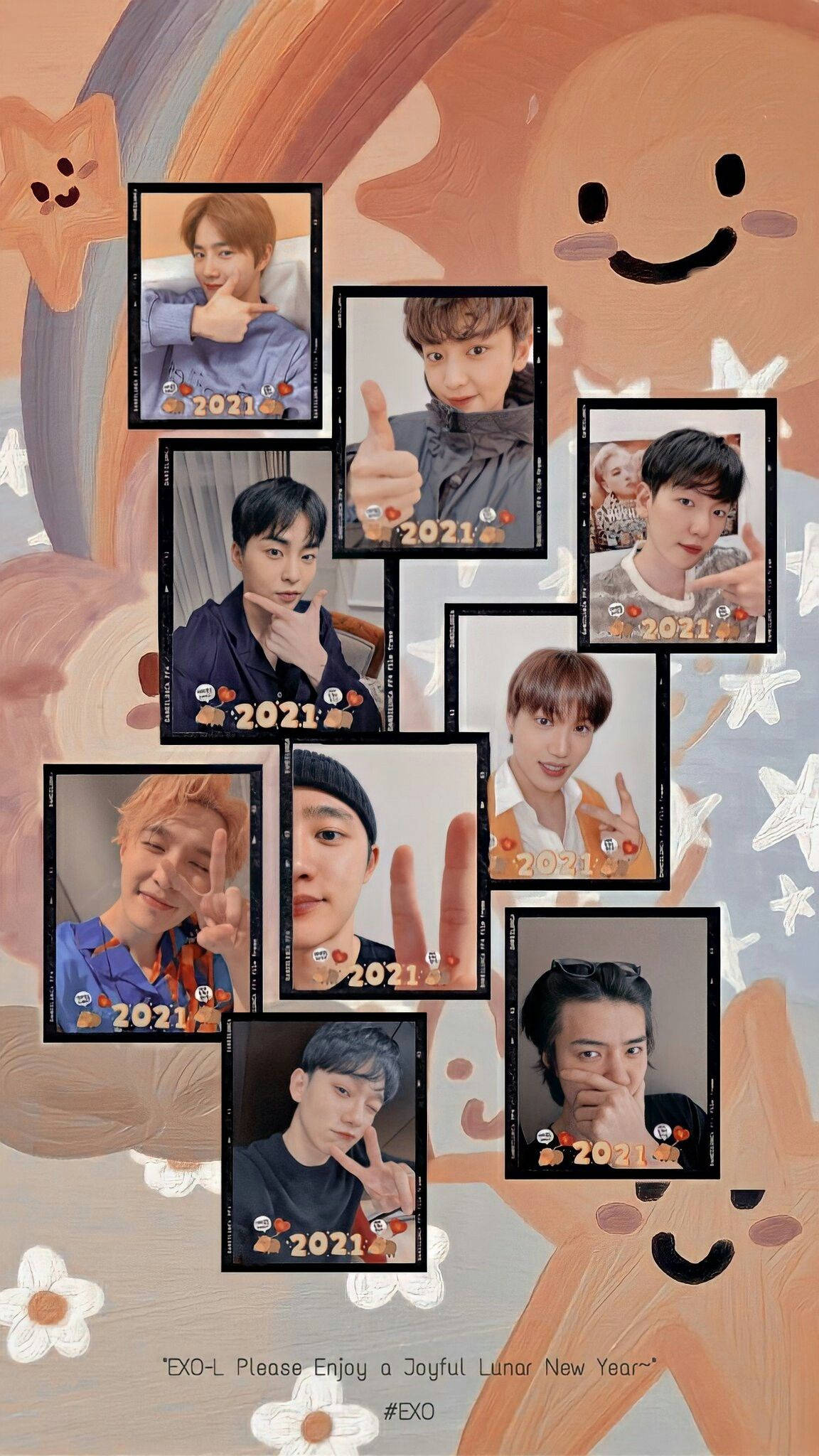 EXO, K-pop idols, 2021 photos, Full HD Phone Wallpaper