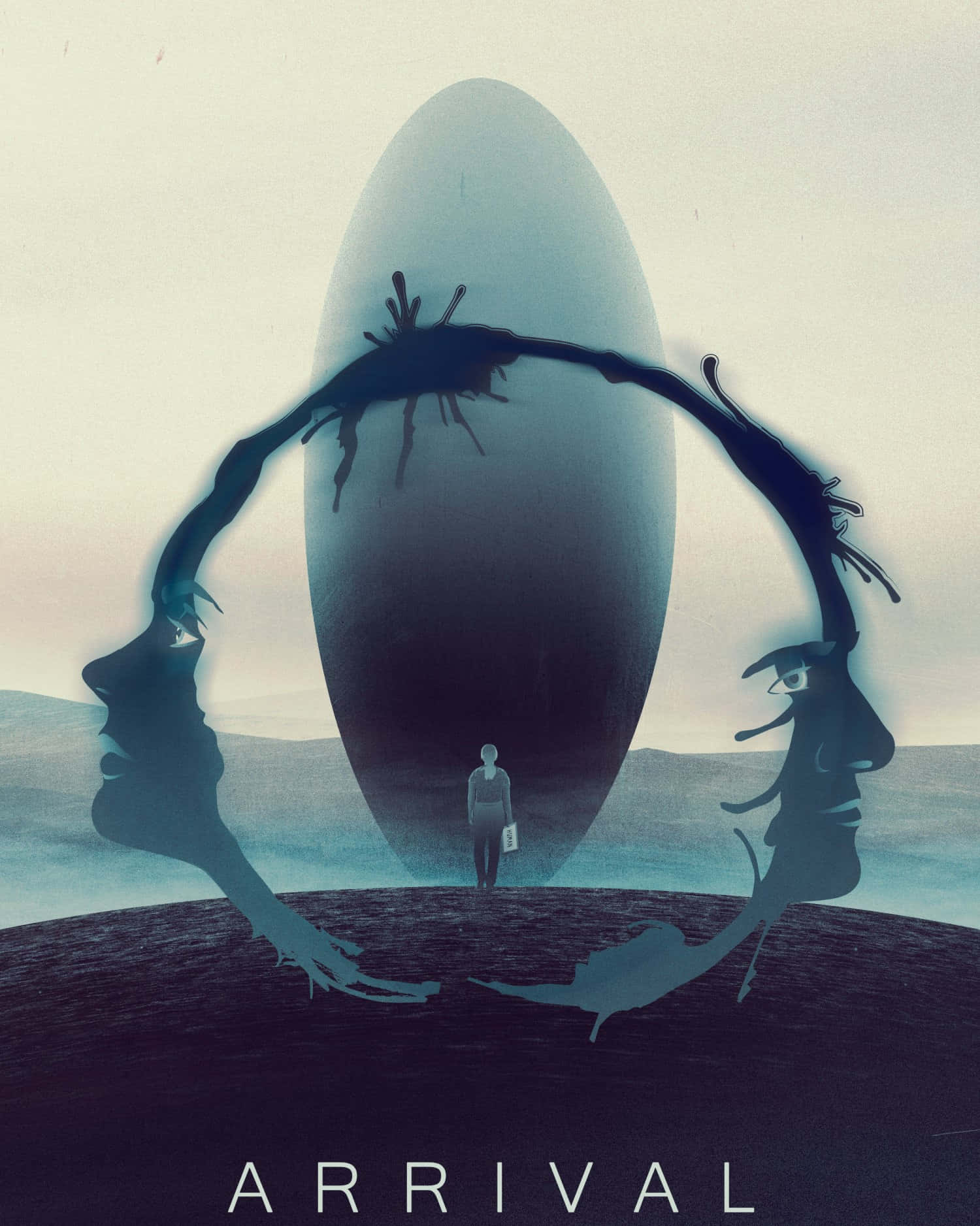 extraterrestrial spacecraft, misty field, giant alien spacecraft, HD Phone Wallpaper