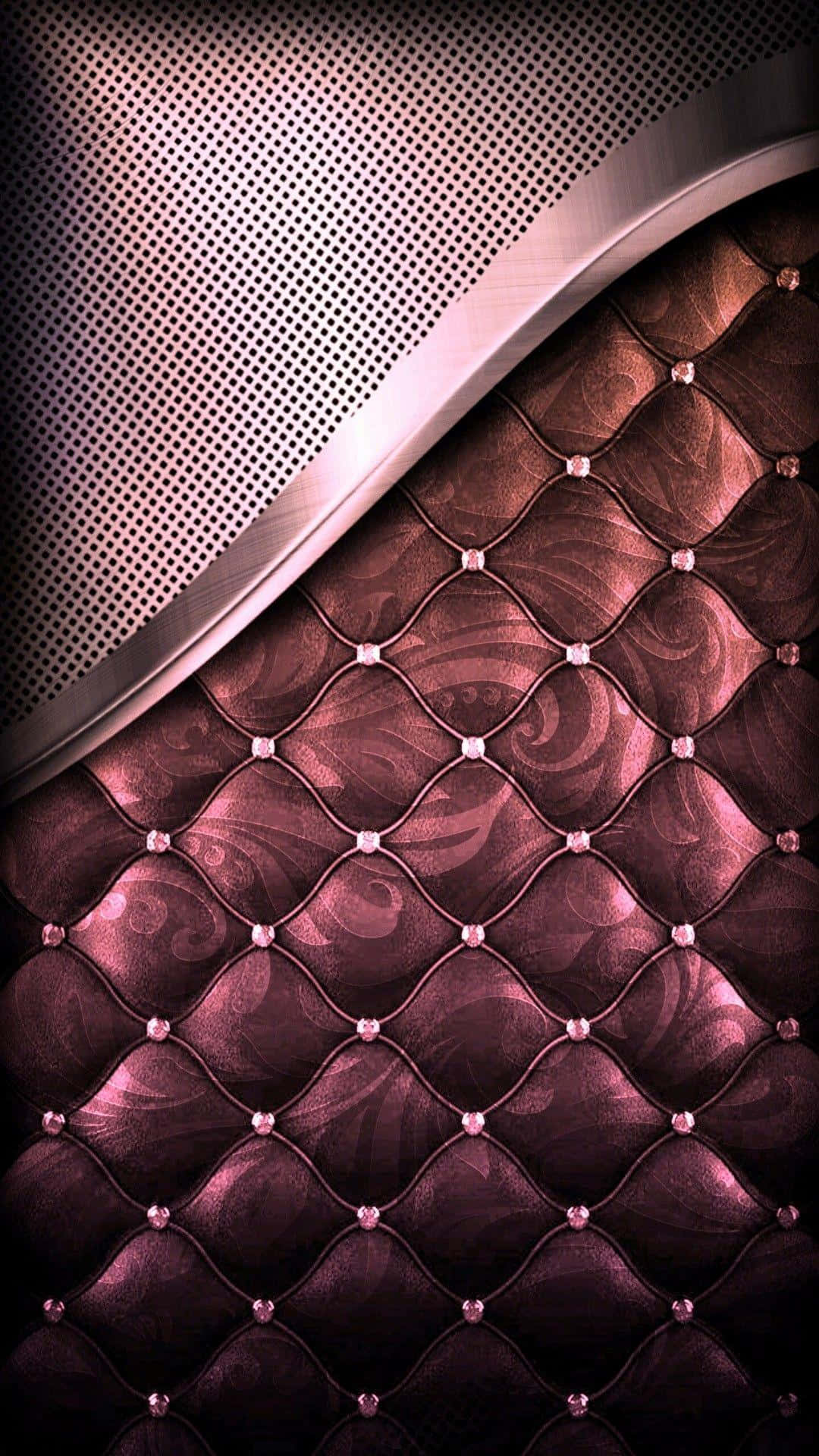 Expensive Tufted, deep purple, quilted leather, Full HD Phone Wallpaper