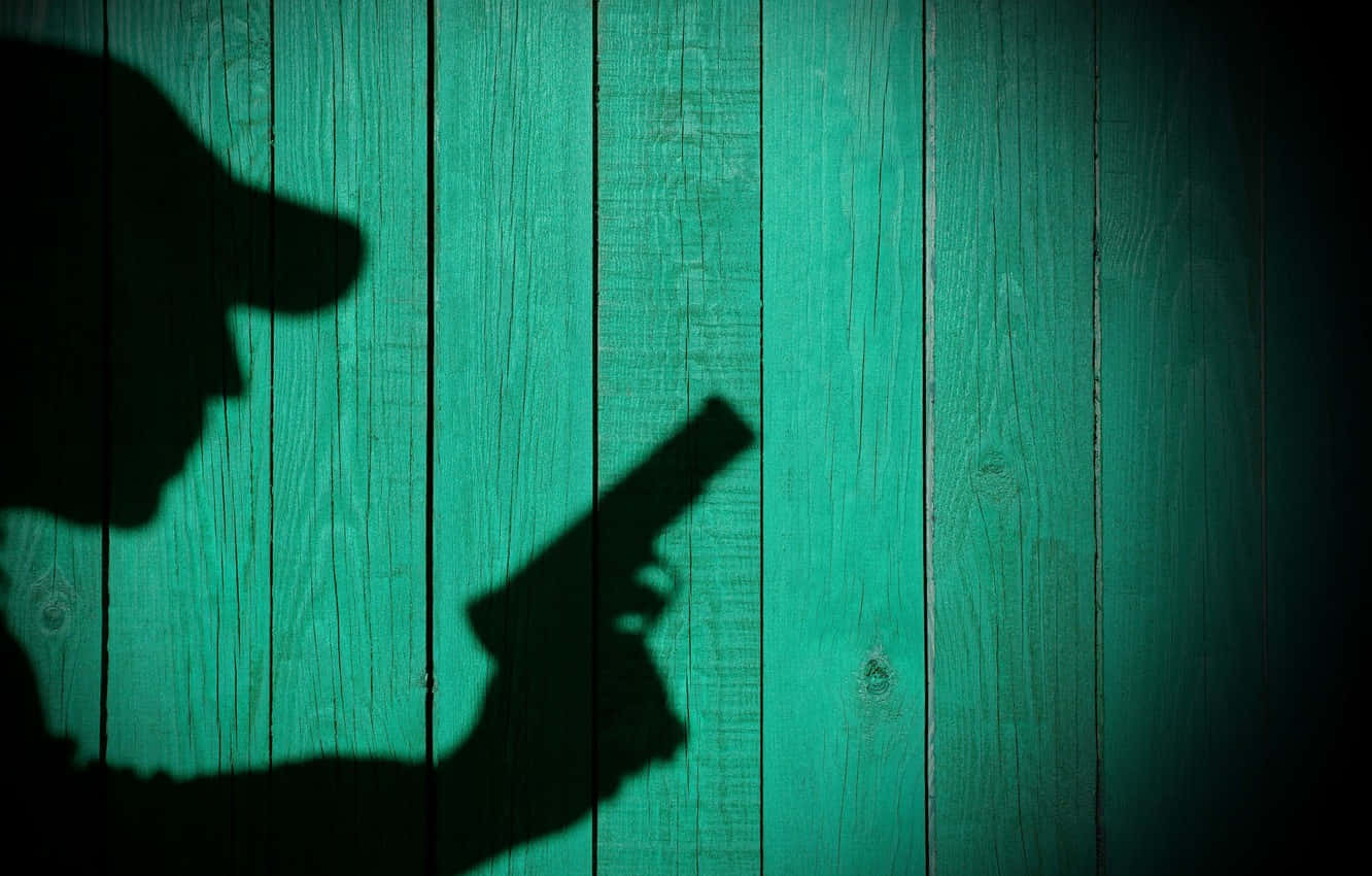 Exposed Shadow, cap-wearing figure, gun, HD Desktop Wallpaper