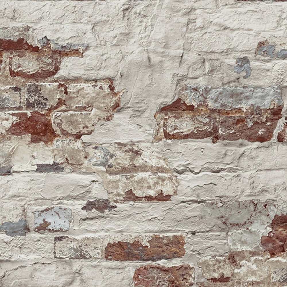 exposed, painted brick wall, weathered brick wall, SD Desktop Wallpaper