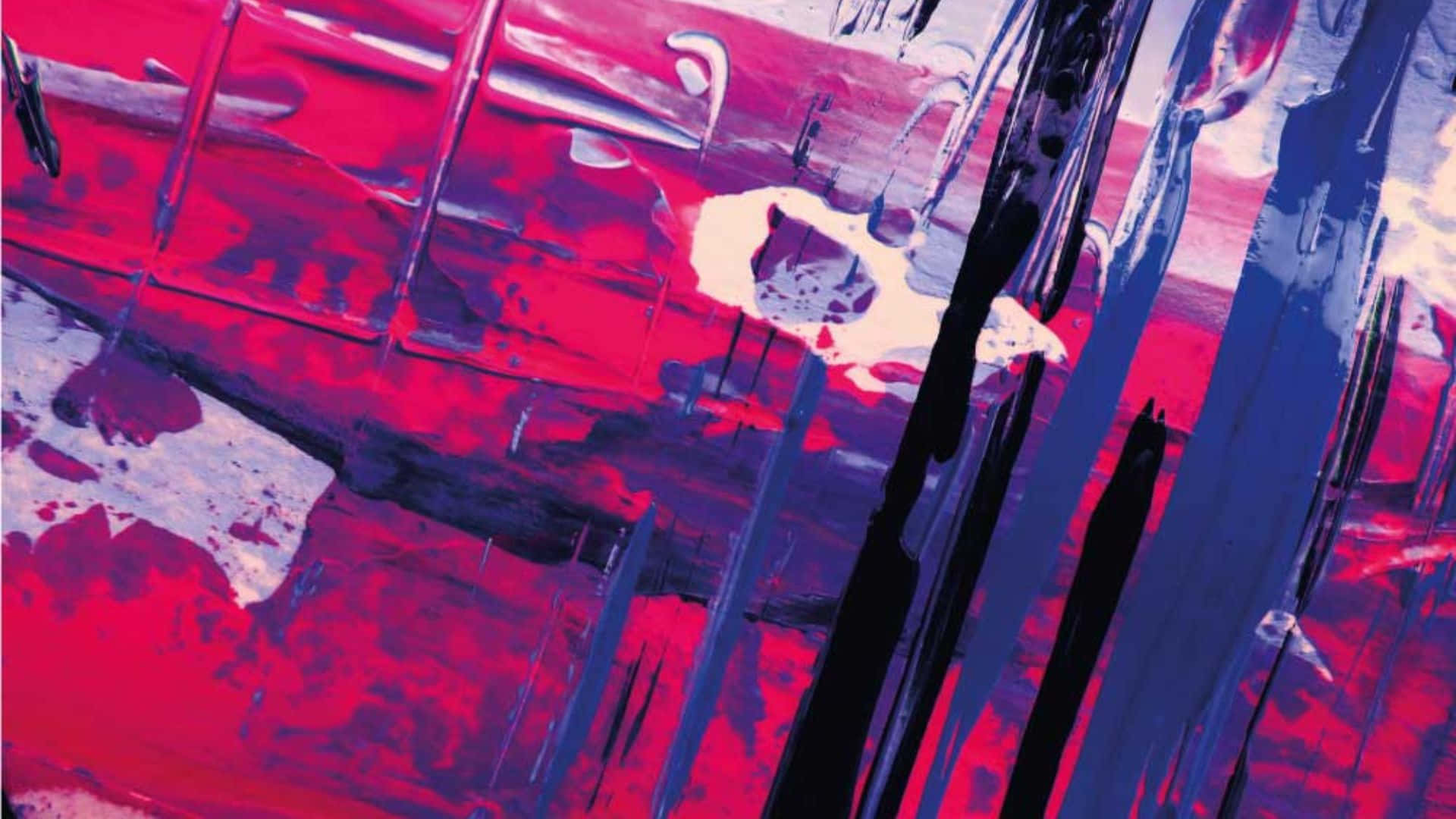 Expressionist, red, purple, Full HD Desktop Wallpaper
