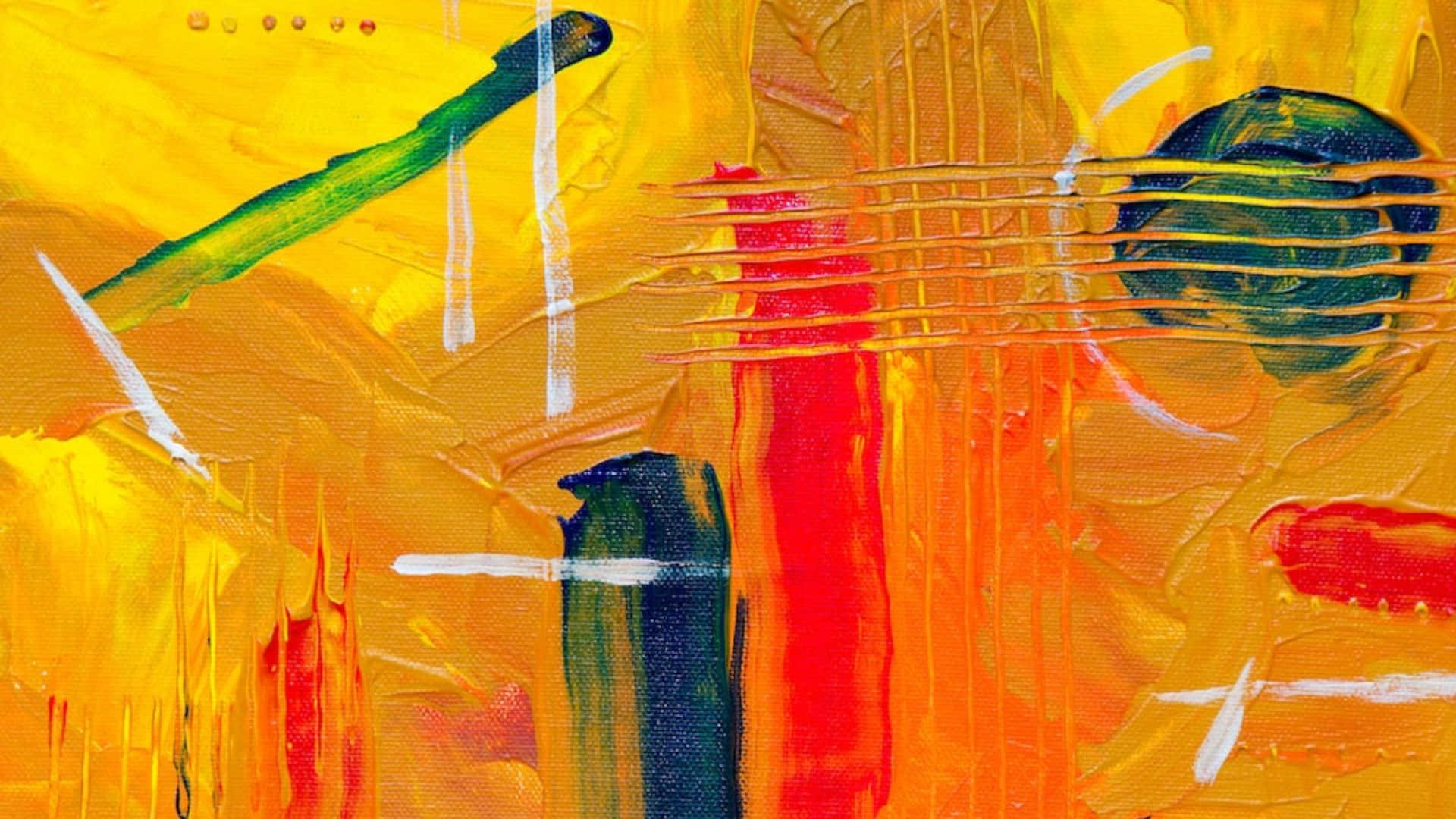 Expressionist, 1920 x 1080, vibrant abstract painting, Full HD Desktop Wallpaper