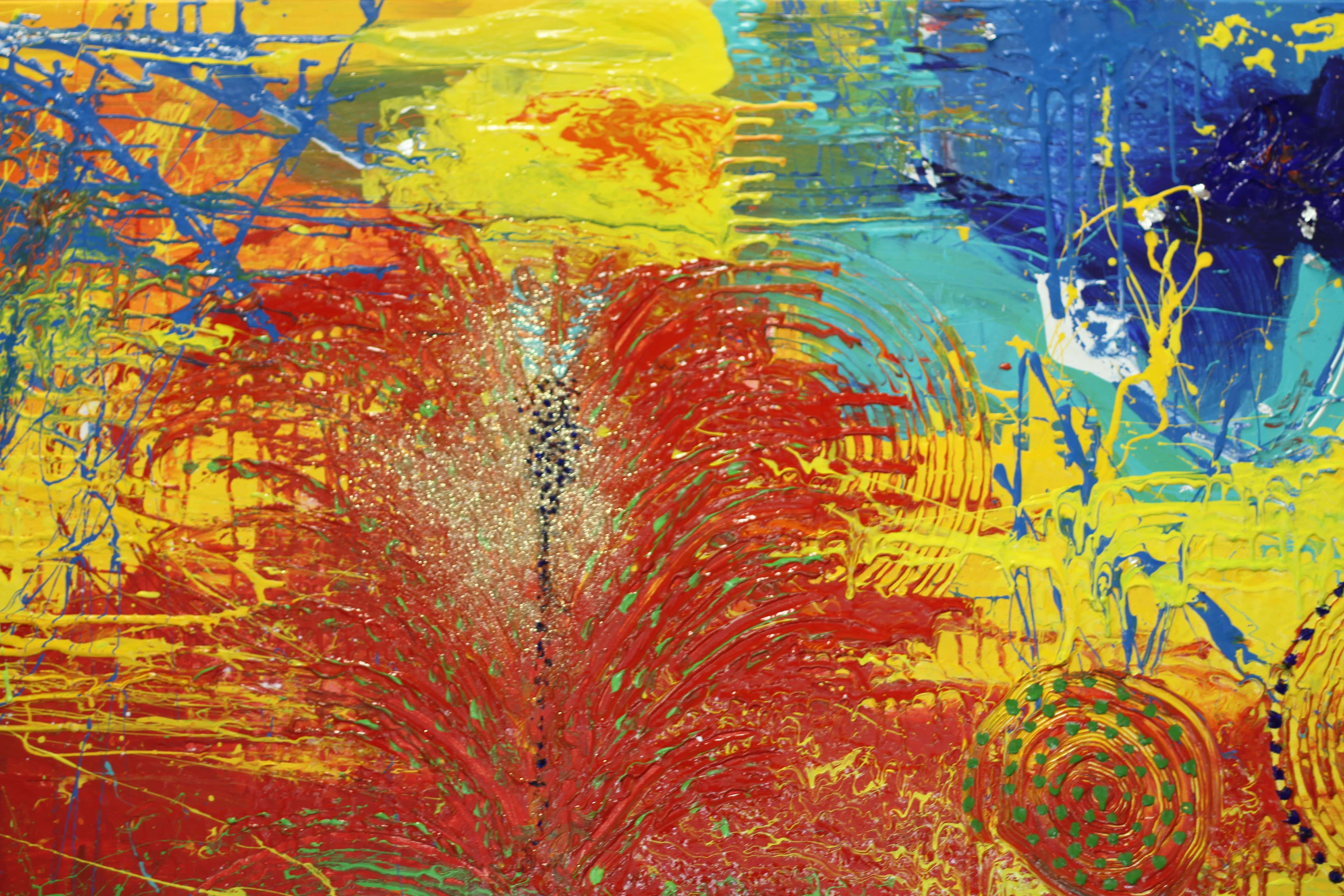 Expressionist, 5184 x 3456, red, 5K Desktop Wallpaper