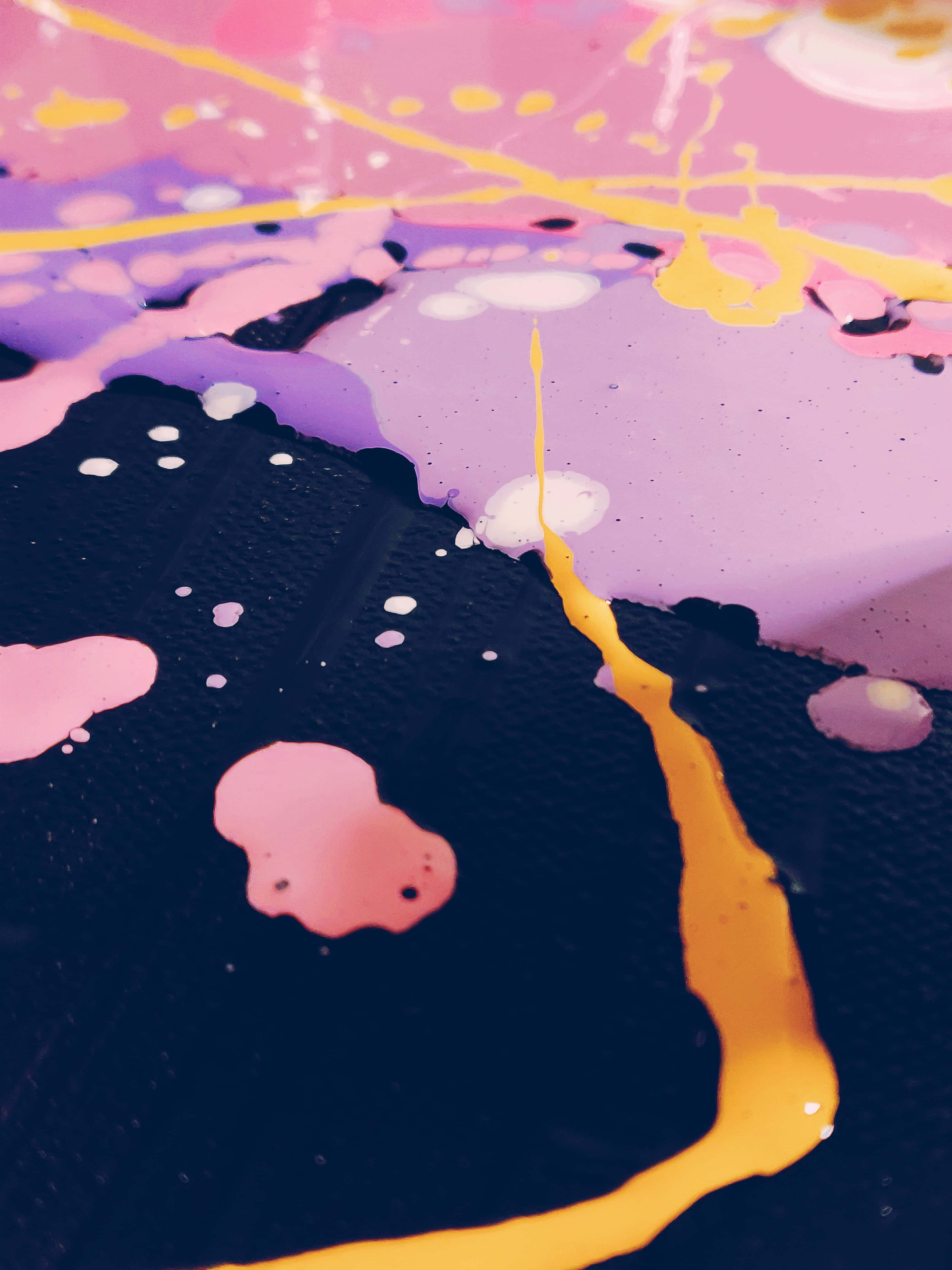 expressionist, pink, purple, 4K Phone Wallpaper