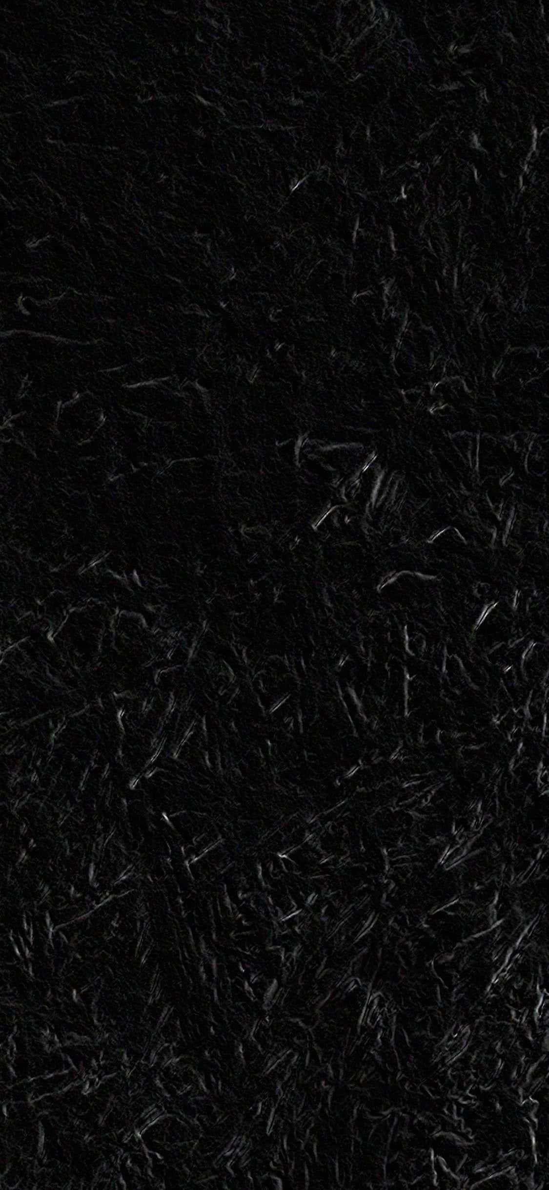 black extravagant grass phone, dense black shaggy fur, subtle gray highlights, Full HD Phone Wallpaper