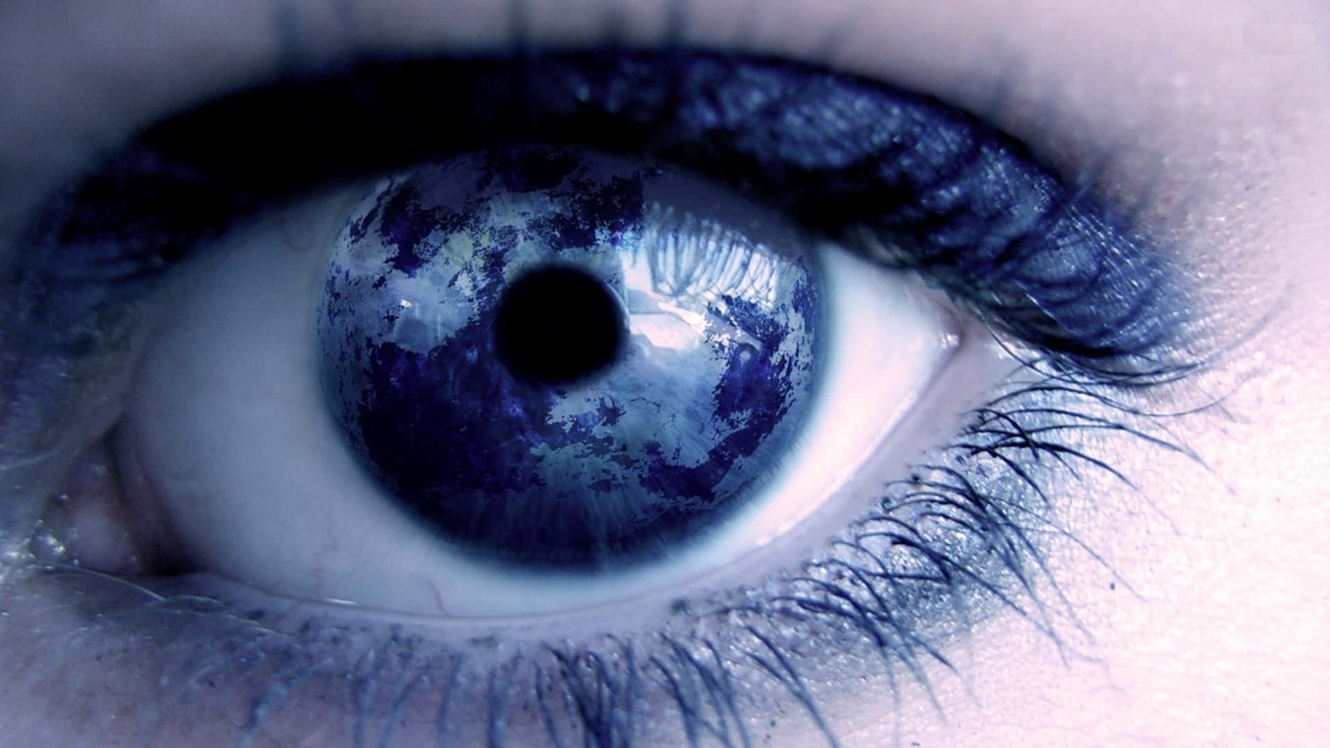 smoky blue, blue planet, iris, Full HD Desktop Wallpaper