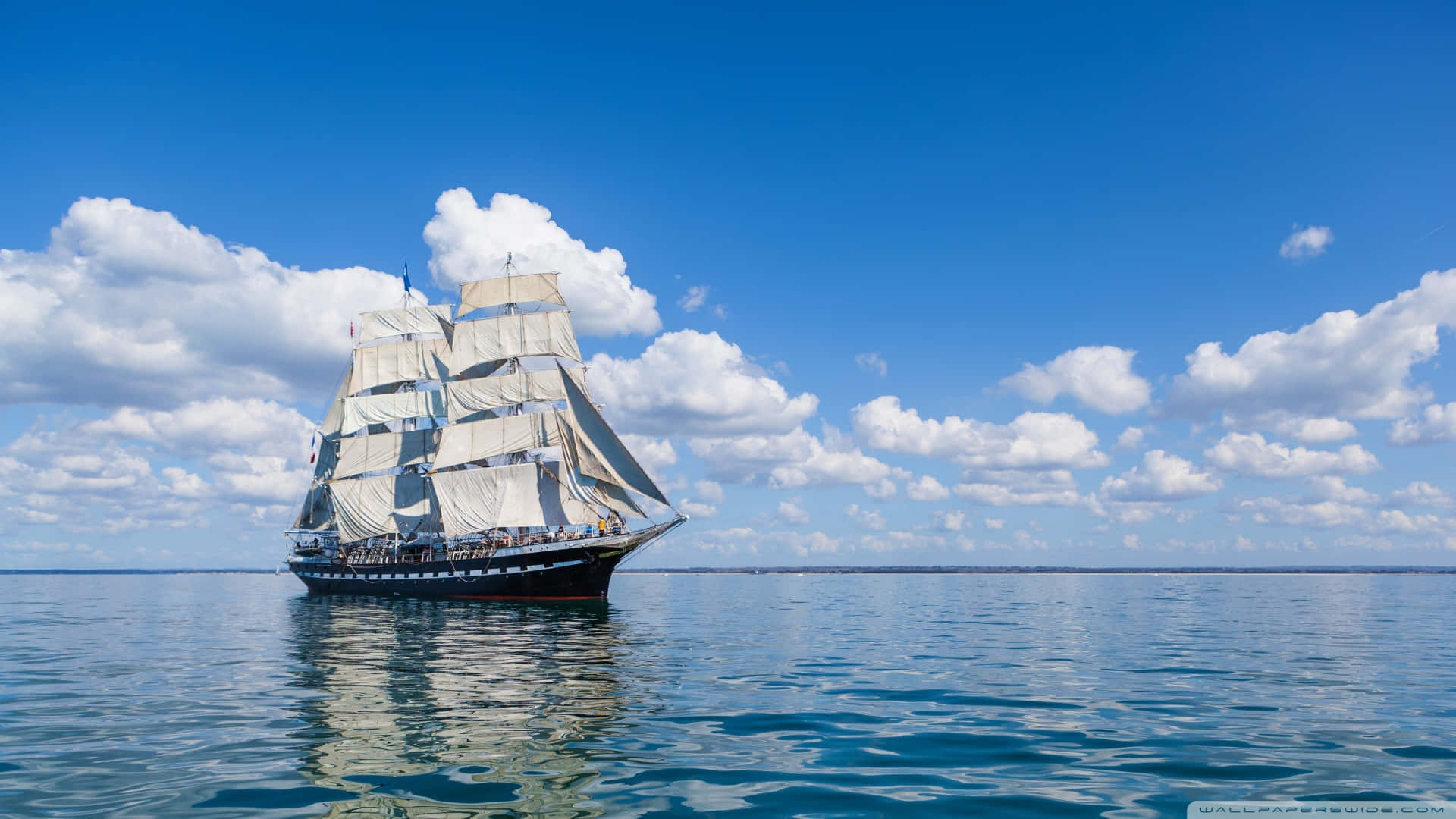 Eyefinity, 1920 x 1080, tall ship, Full HD Desktop Wallpaper
