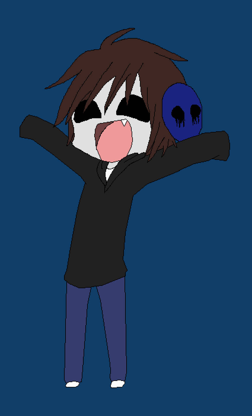 Eyeless Jack, brown hair, black eyes, HD Phone Wallpaper
