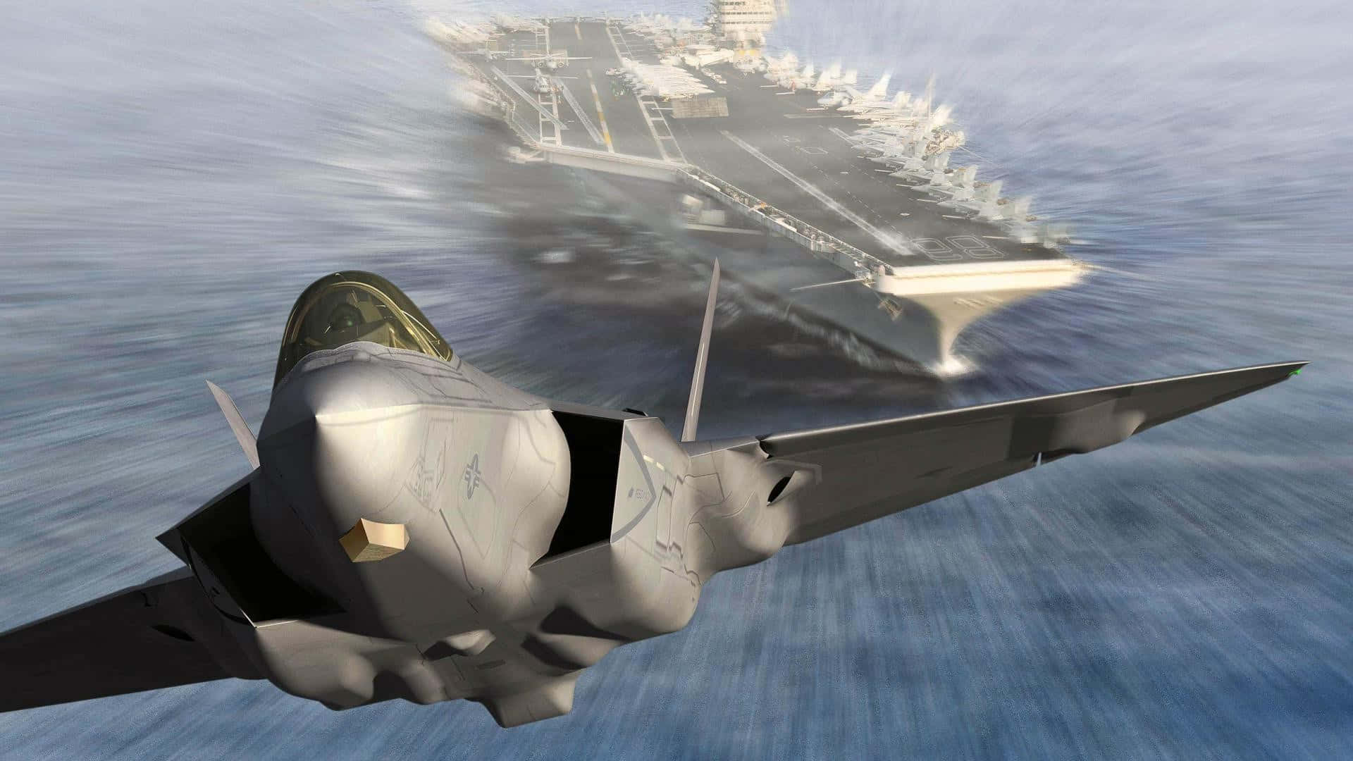 F 22 Raptor, gray, fighter jet, Full HD Desktop Wallpaper