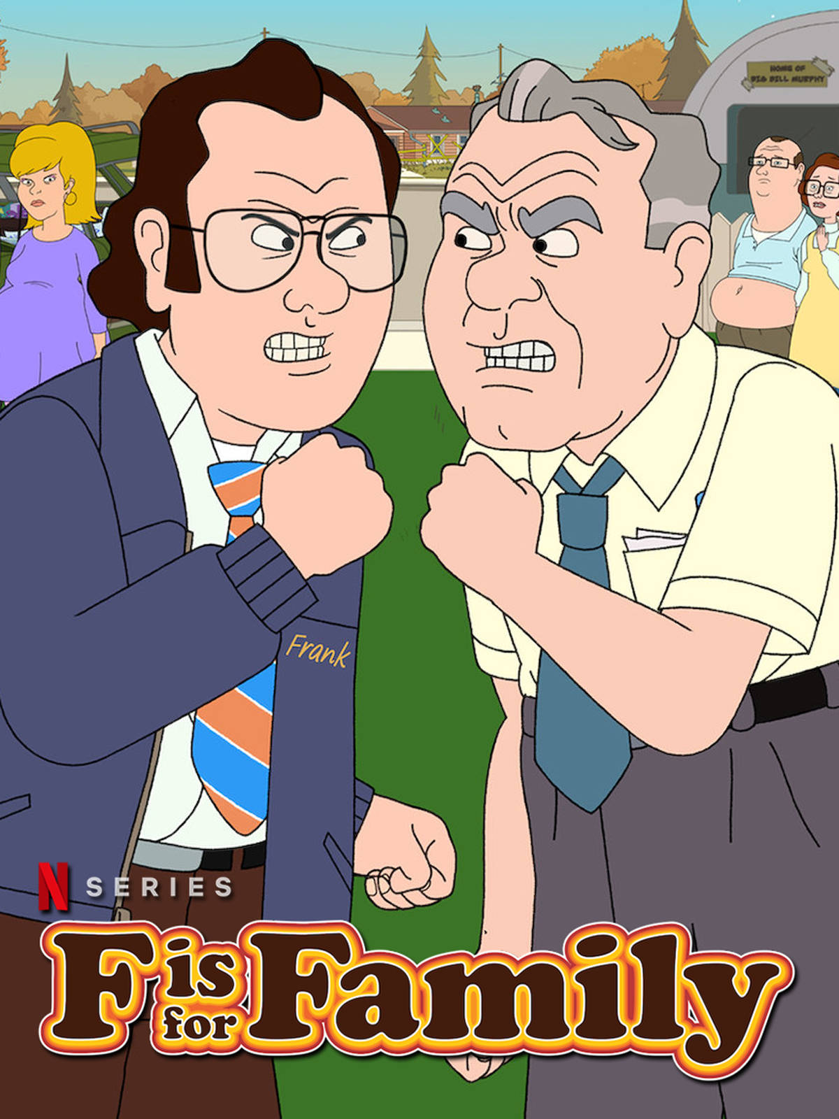 F Is For Family, comedy drama series, animated men, HD Phone Wallpaper