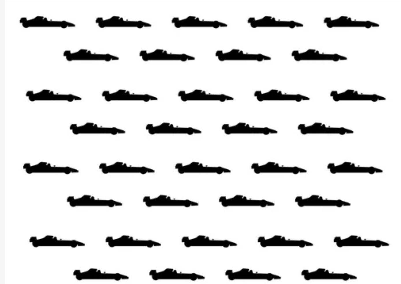 Silhouette F1, black race car silhouettes, stark white background, HD Desktop Wallpaper
